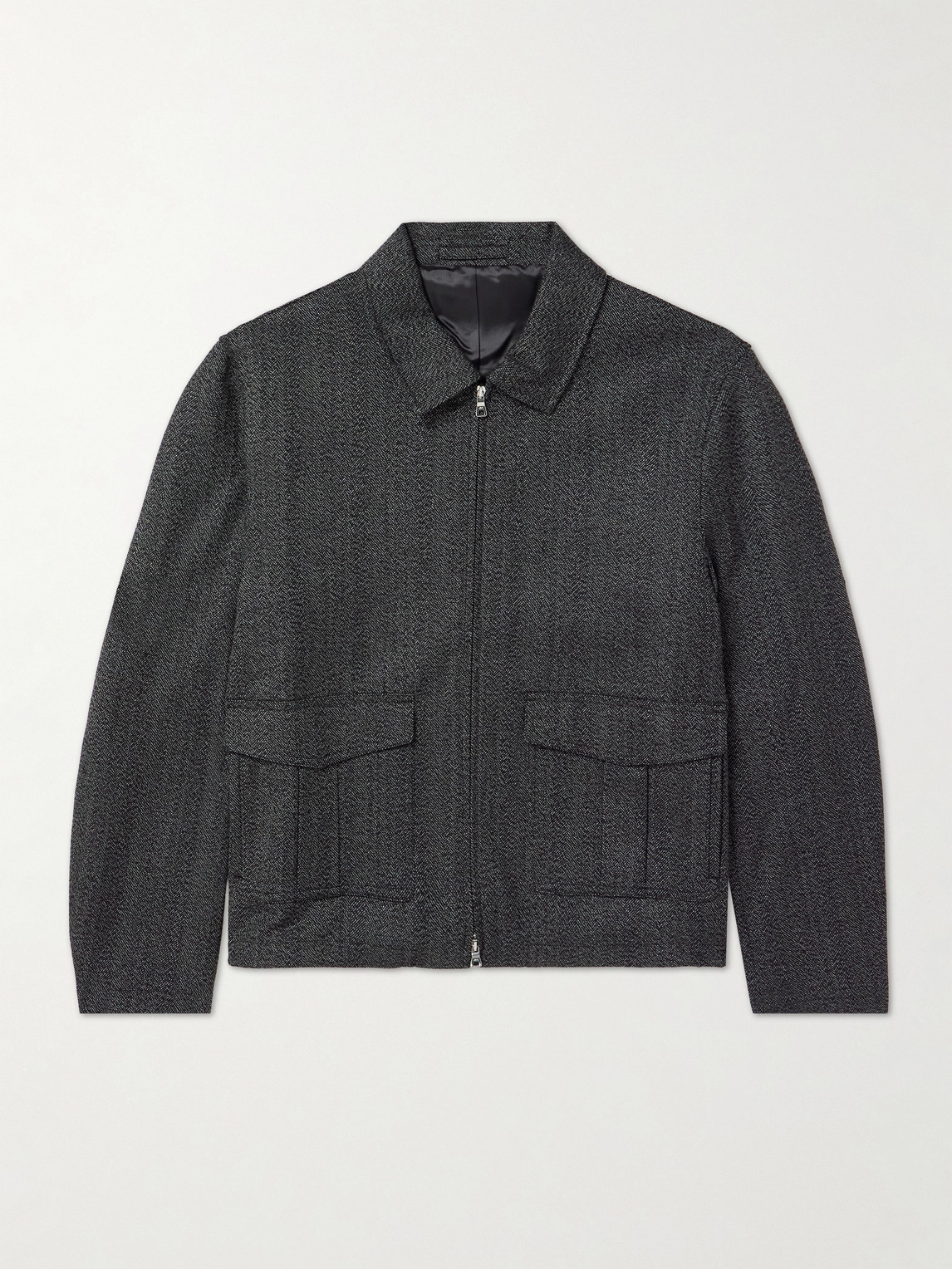 MR P. Wool-Herringbone Blouson Jacket - Men