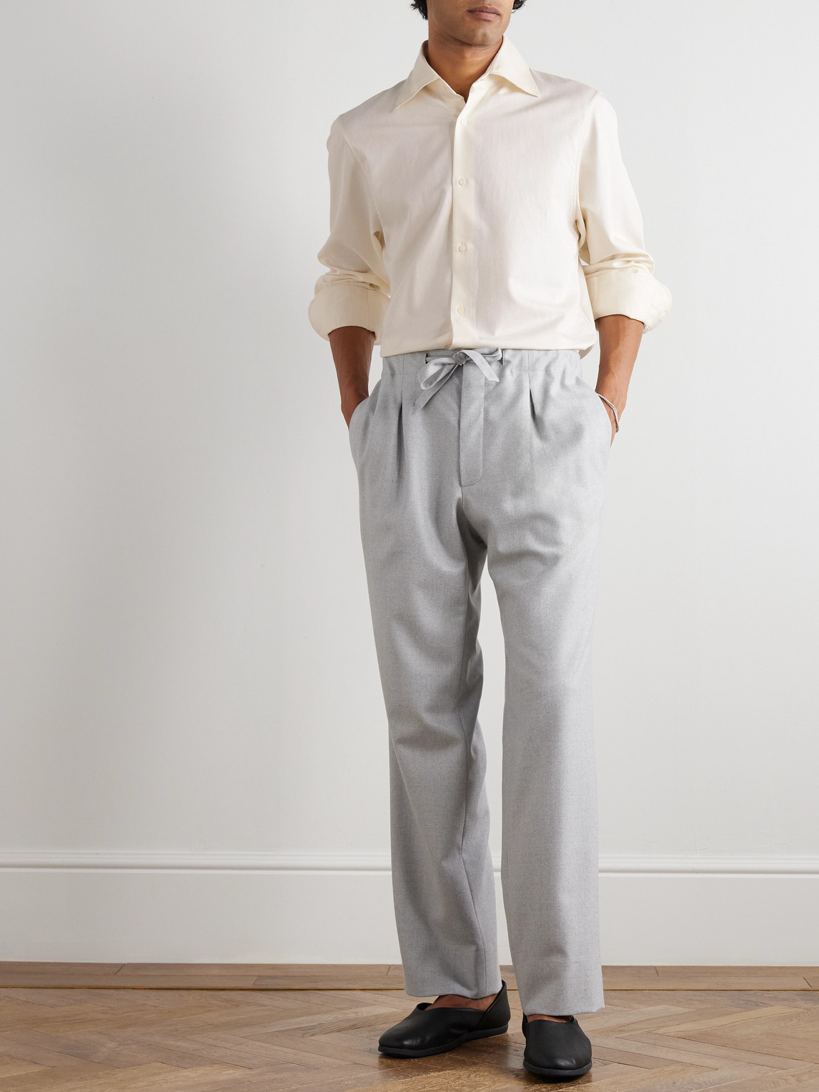 Stòffa - Cotton And Silk-Blend Shirt