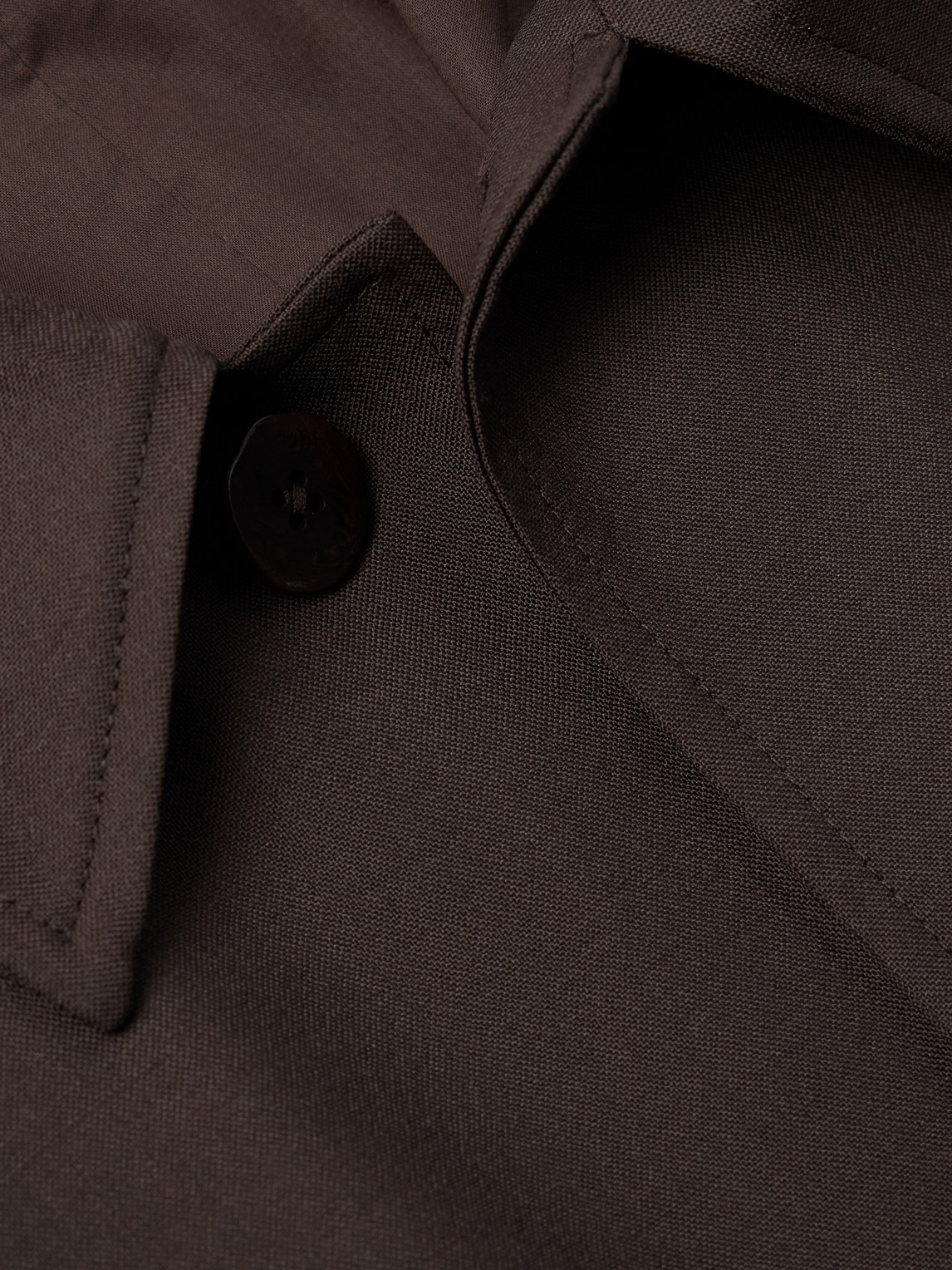 Stòffa Wool-canvas Coat In Brown