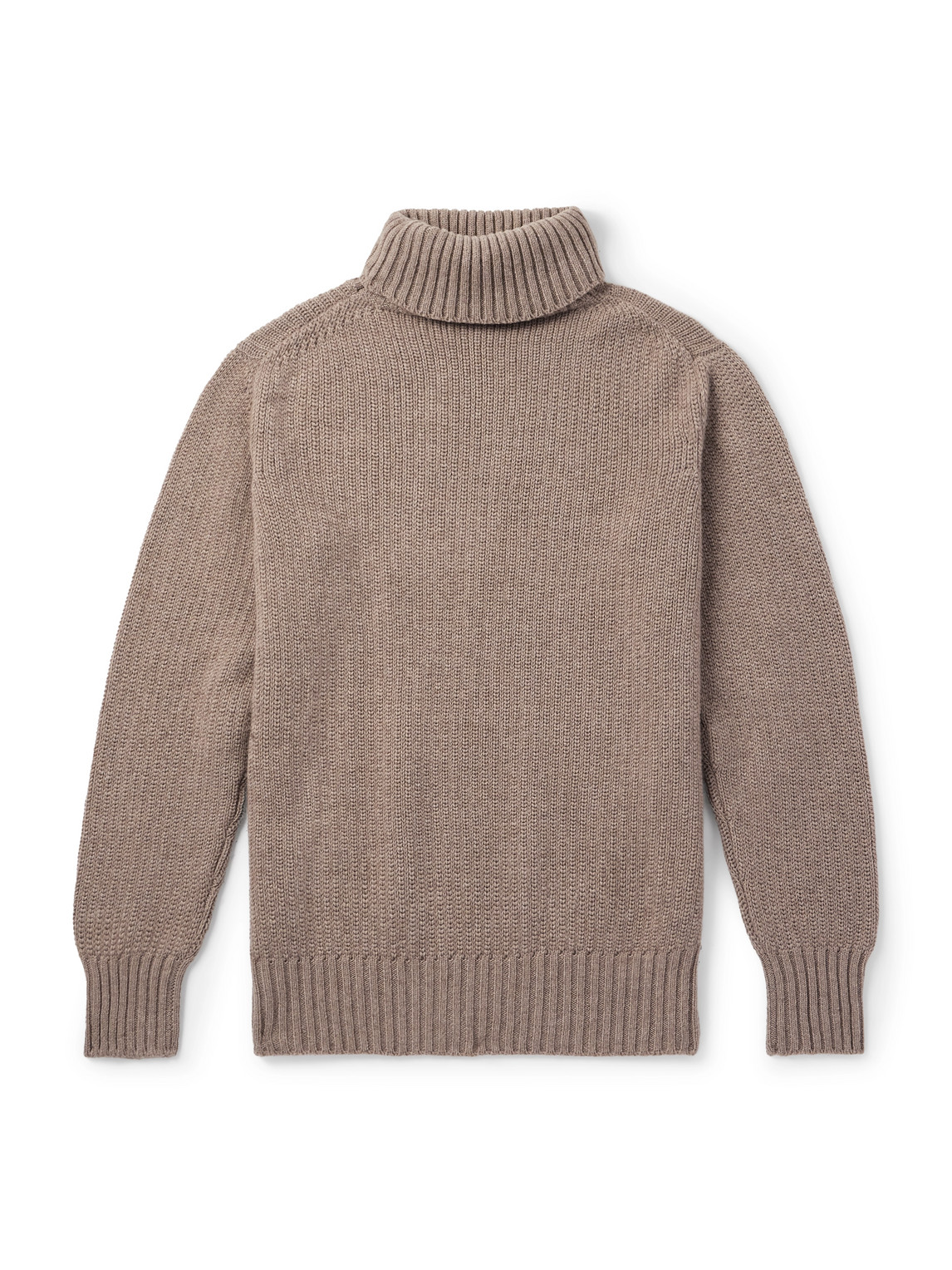 Stòffa Cashmere Rollneck Sweater In Brown