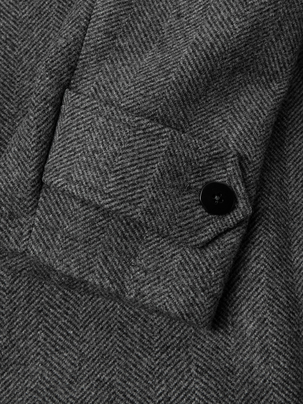 Stòffa Asymmetric Wool Coat In Gray