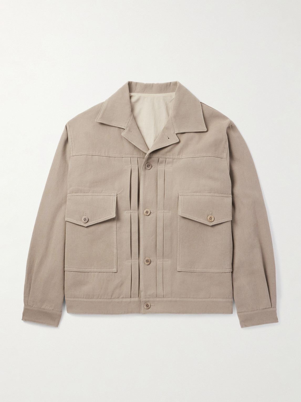 Stòffa Road Cotton-canvas Jacket In Brown