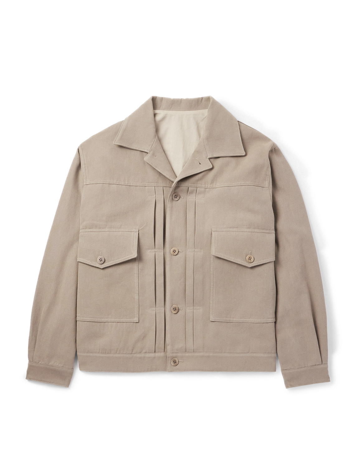 Stòffa Road Cotton-canvas Jacket In Brown