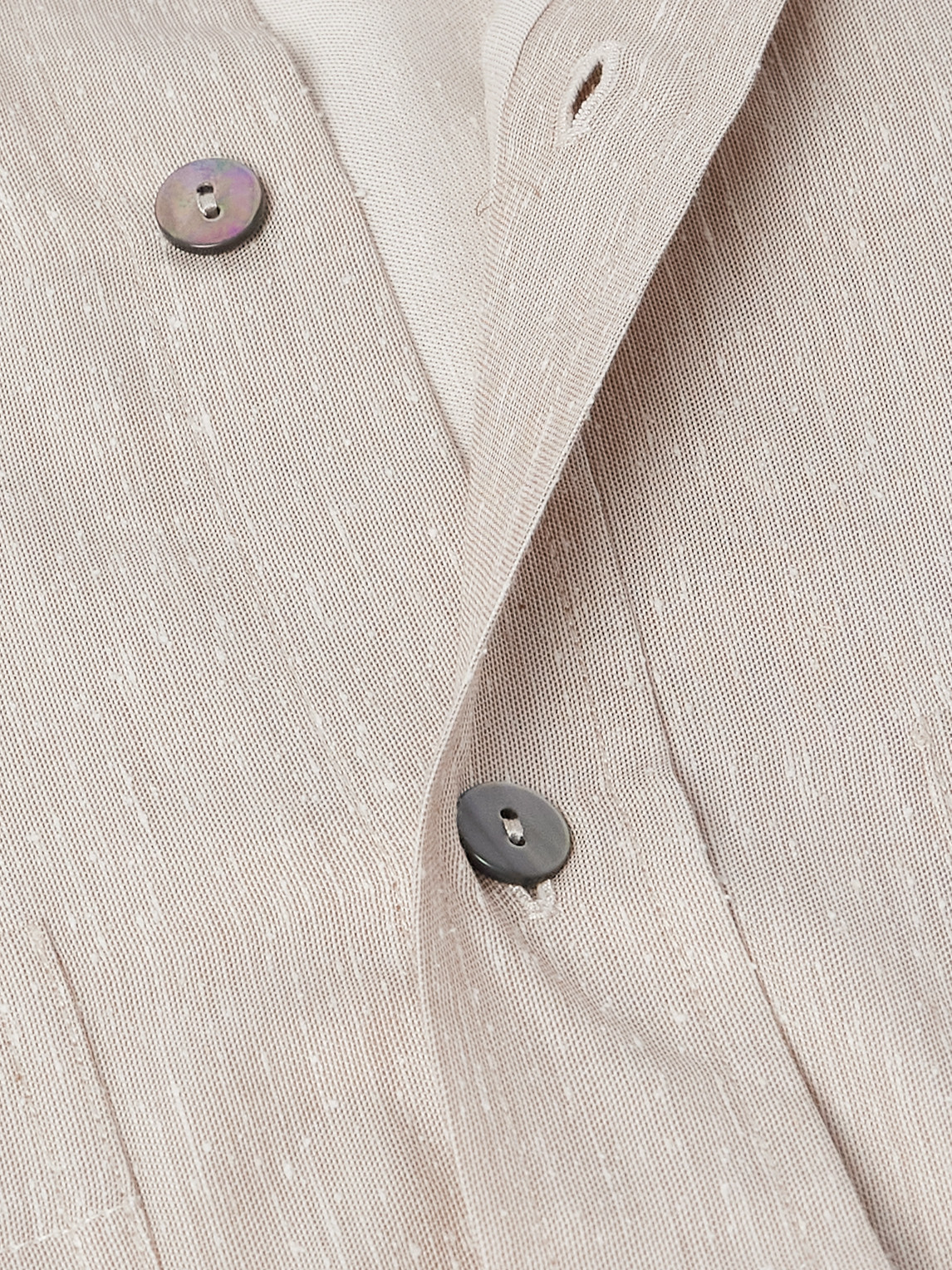  Stòffa - Cotton And Silk-blend Dupioni Shirt - Men - Neutrals - It 46 
