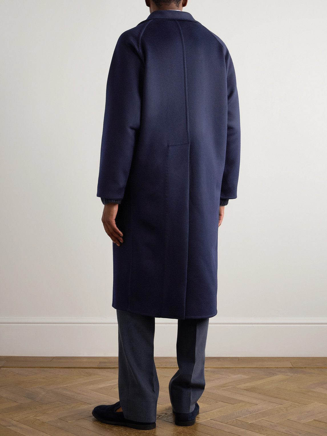 Stòffa - Brushed-cashmere Trench Coat - Men - Blue - It 48 