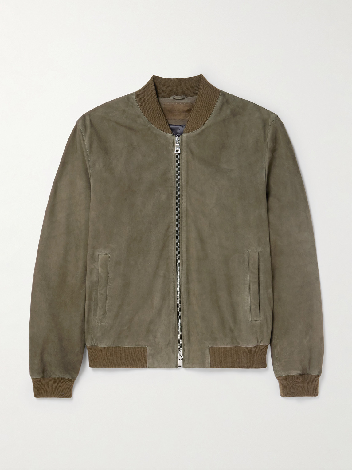 MR P. Suede Bomber Jacket - Men