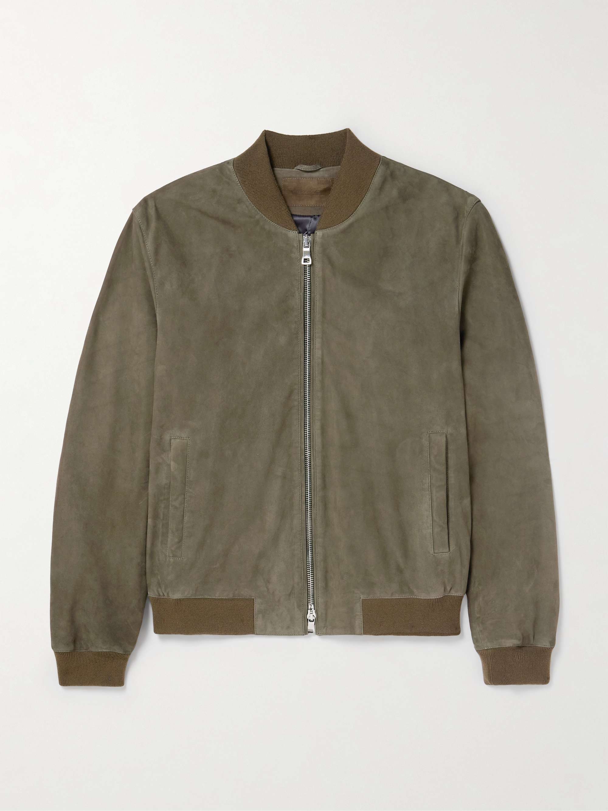 MR P. Suede Bomber Jacket