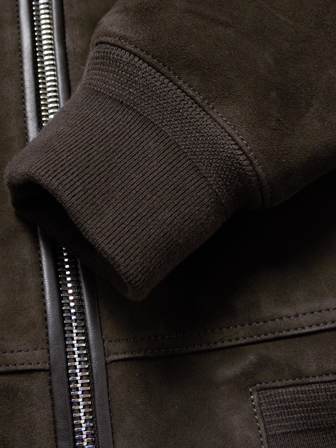 Mr P. - Suede Hoodie