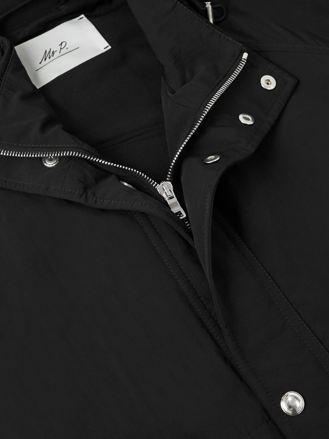 Mr P. - Recycled-Shell Hooded Jacket