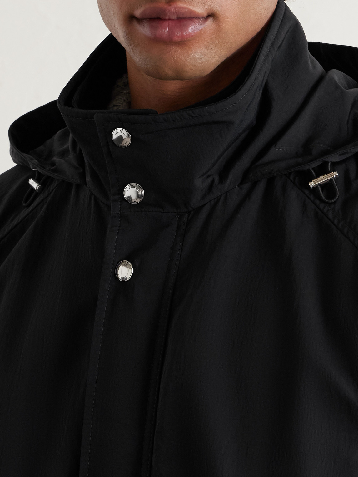 Mr P. - Recycled-Shell Hooded Jacket