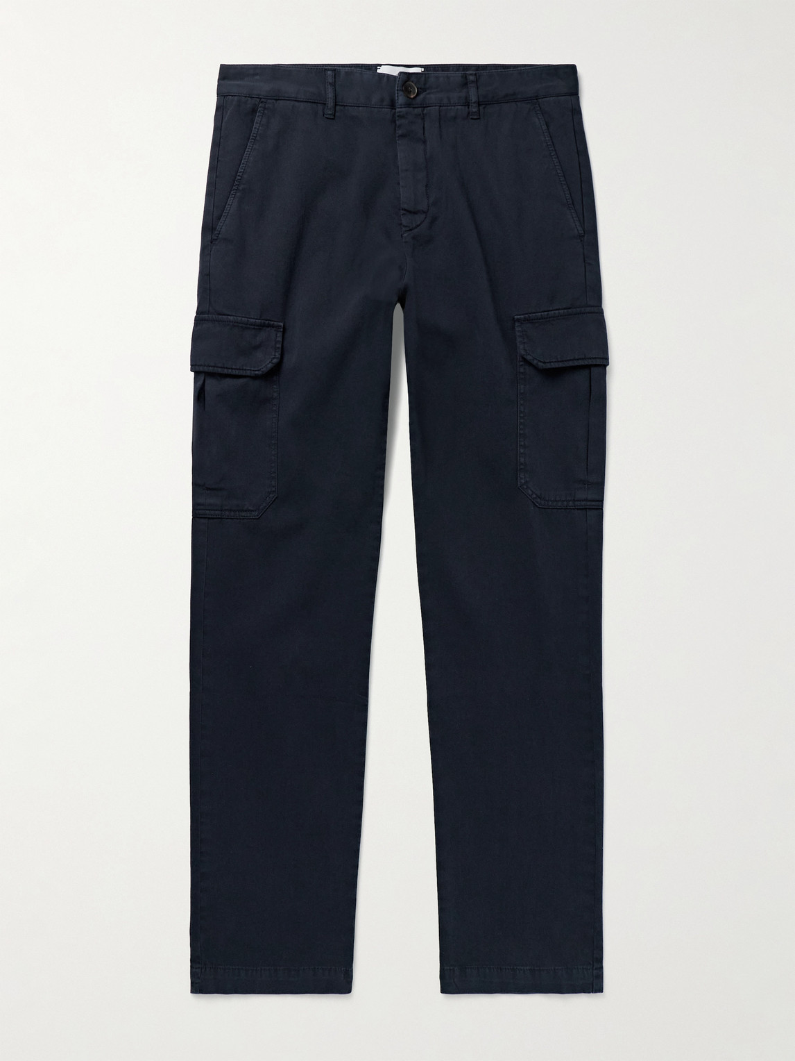 MR P. Samuel Slim-Fit Straight-Leg Organic Cotton-Twill Cargo Trousers - Men