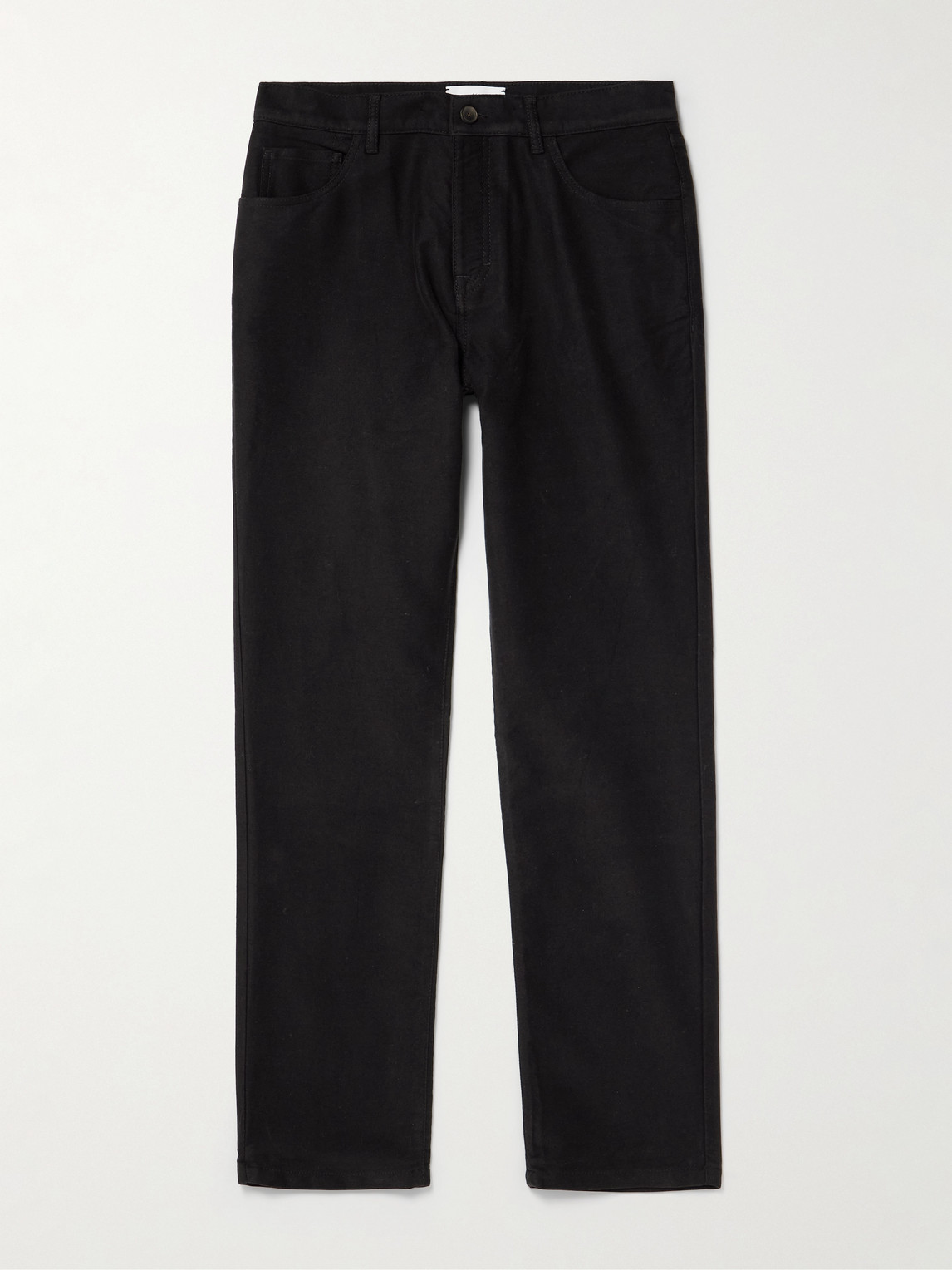 MR P. Straight-Leg Organic Cotton-Moleskin Trousers - Men
