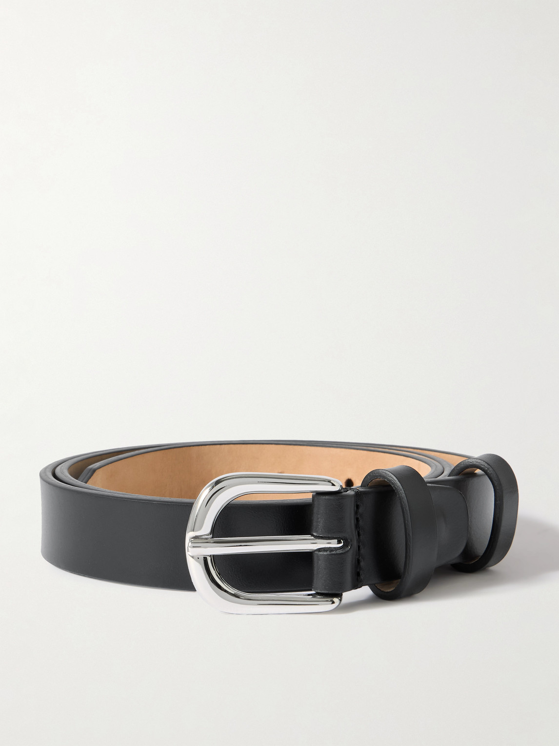 MR P. 2.5cm Leather Belt - Men