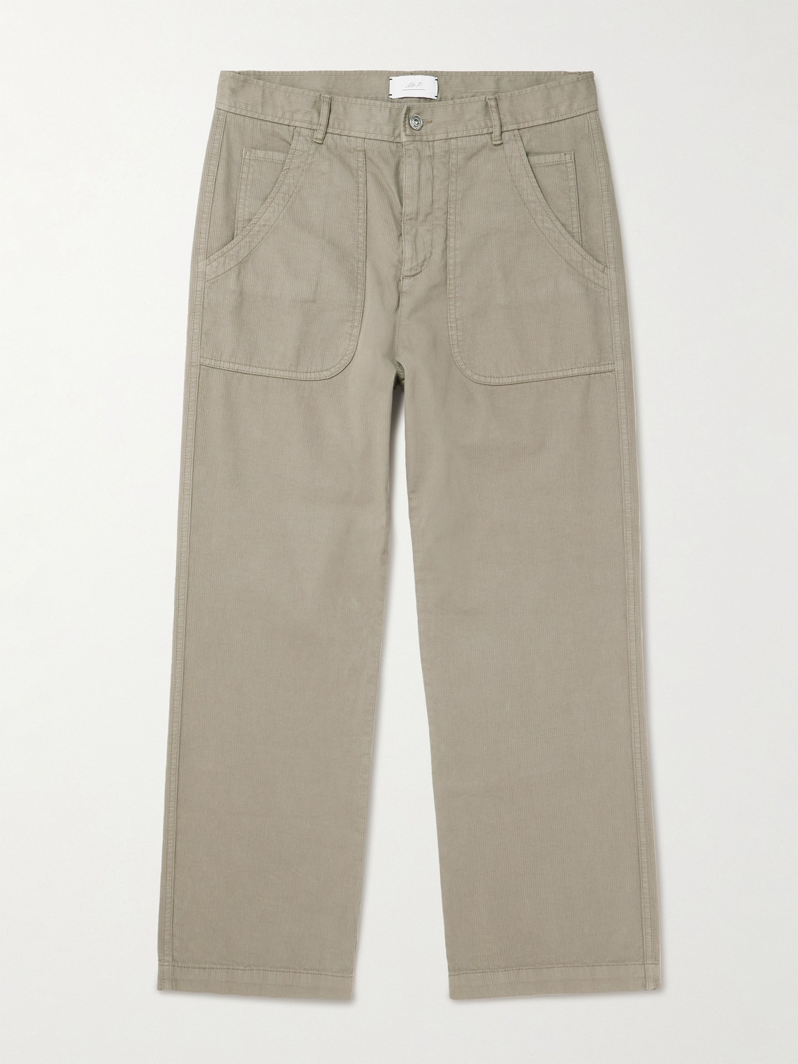 MR P. Edward Straight-Leg Cotton and Cashmere-Blend Corduroy Trousers - Men
