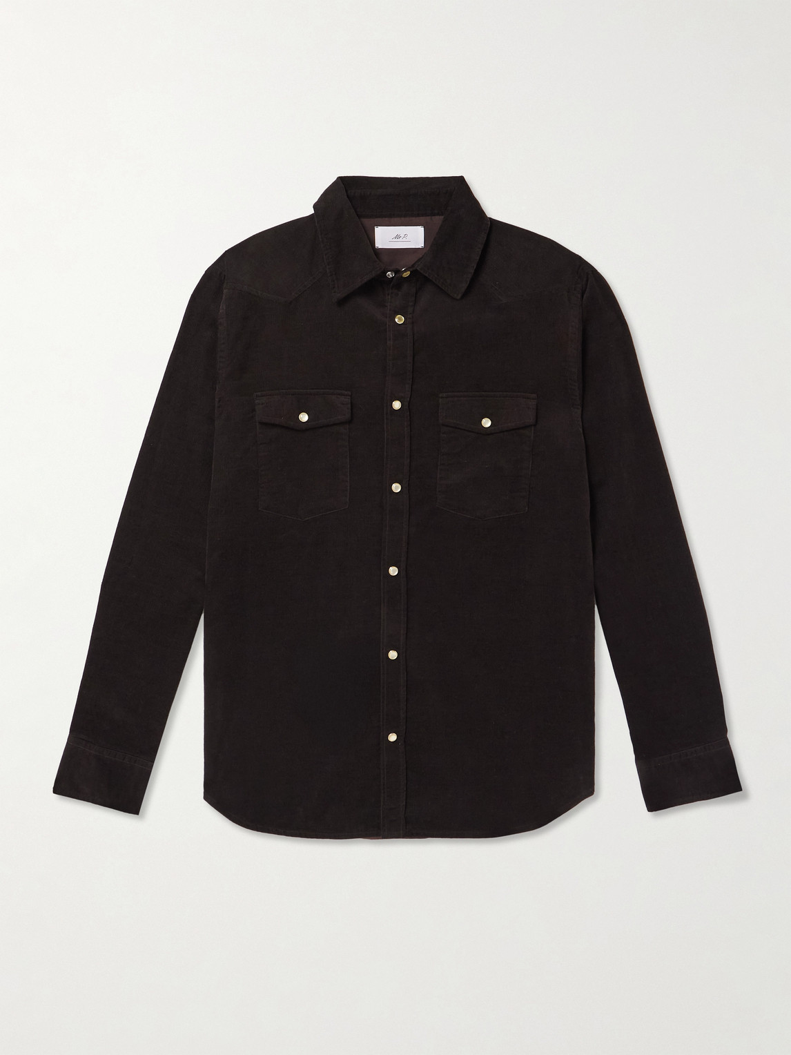 MR P. Organic Cotton-Corduroy Western Shirt - Men
