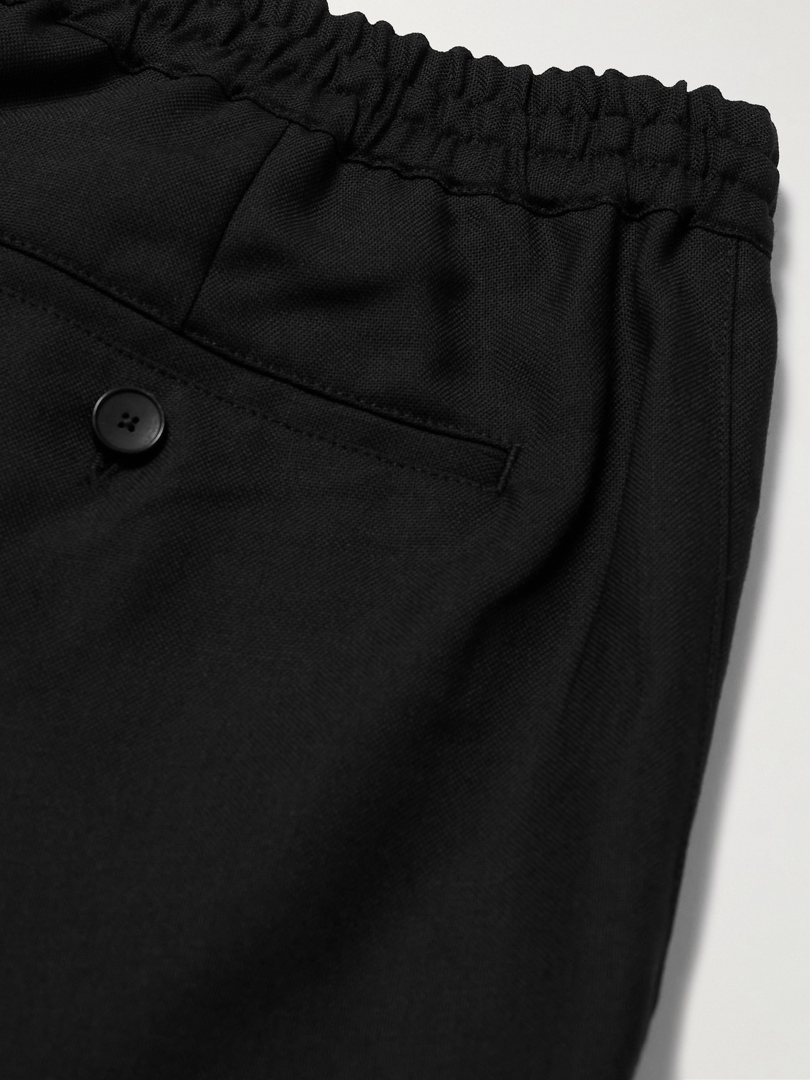 Mr P. - Arthur Wide-Leg Woven Drawstring Trousers