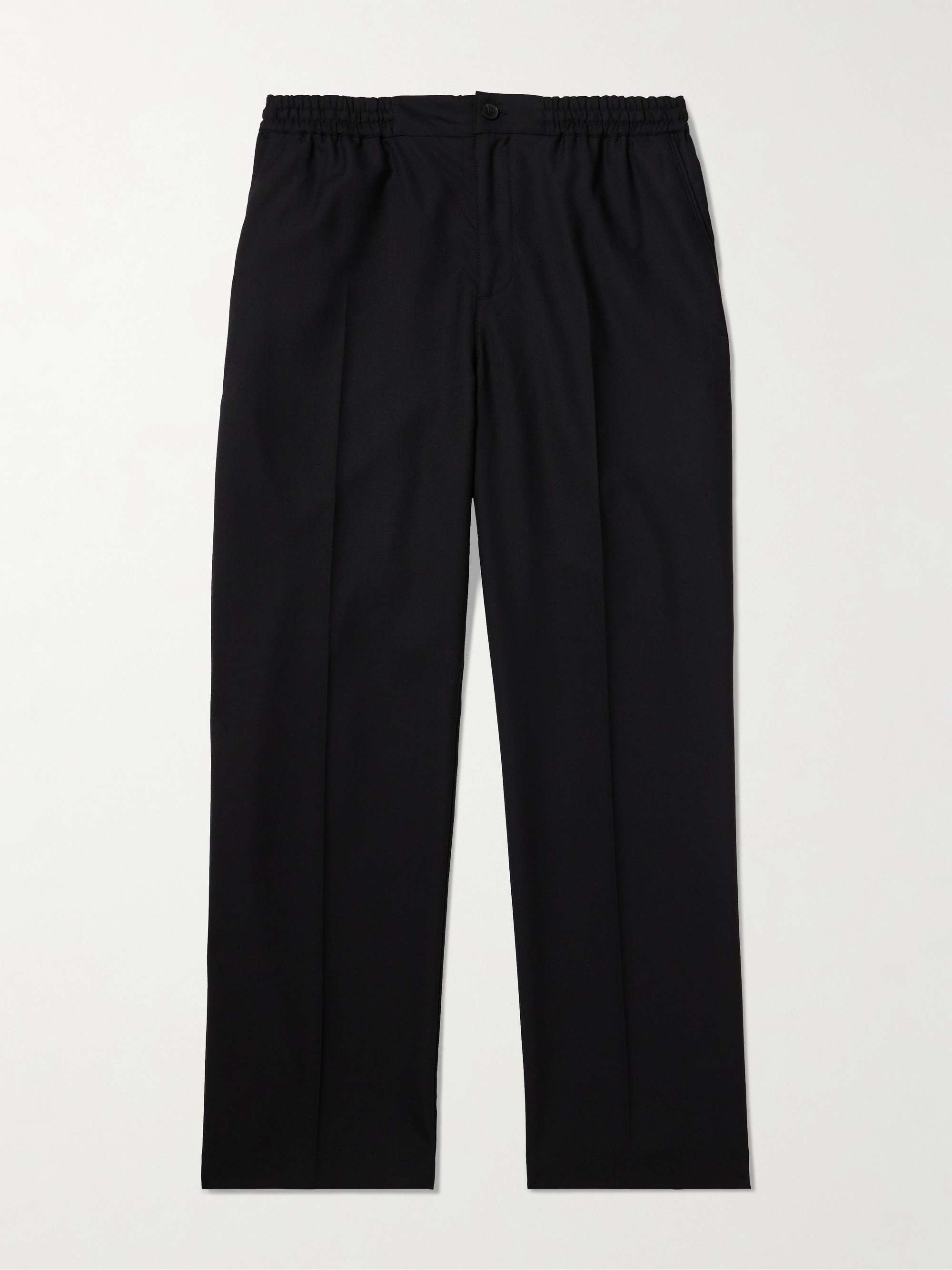 MR P. Arthur Wide-Leg Woven Drawstring Trousers for Men | MR