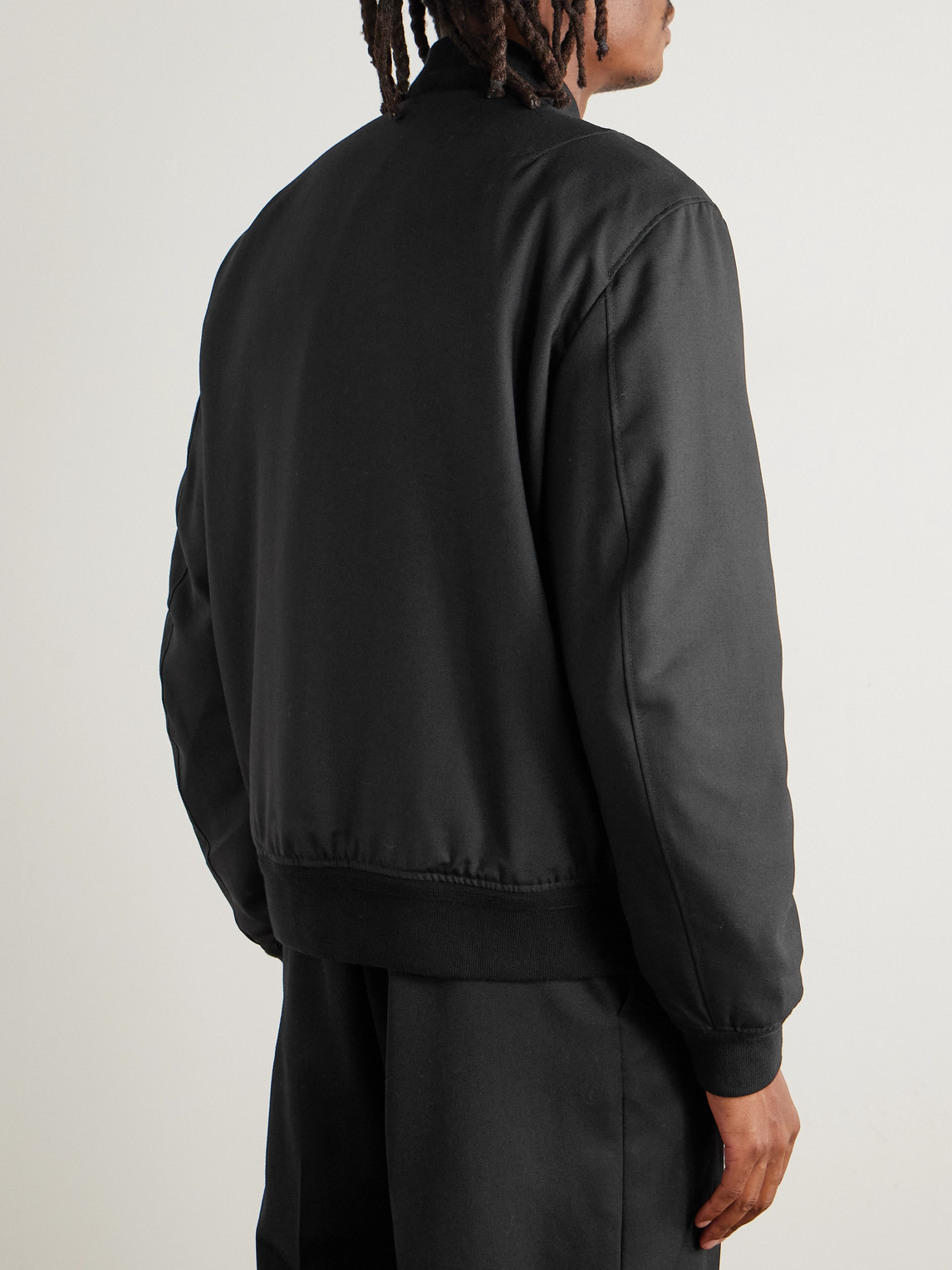  Mr P. - Padded Woven Bomber Jacket - Men - Black - Xs 