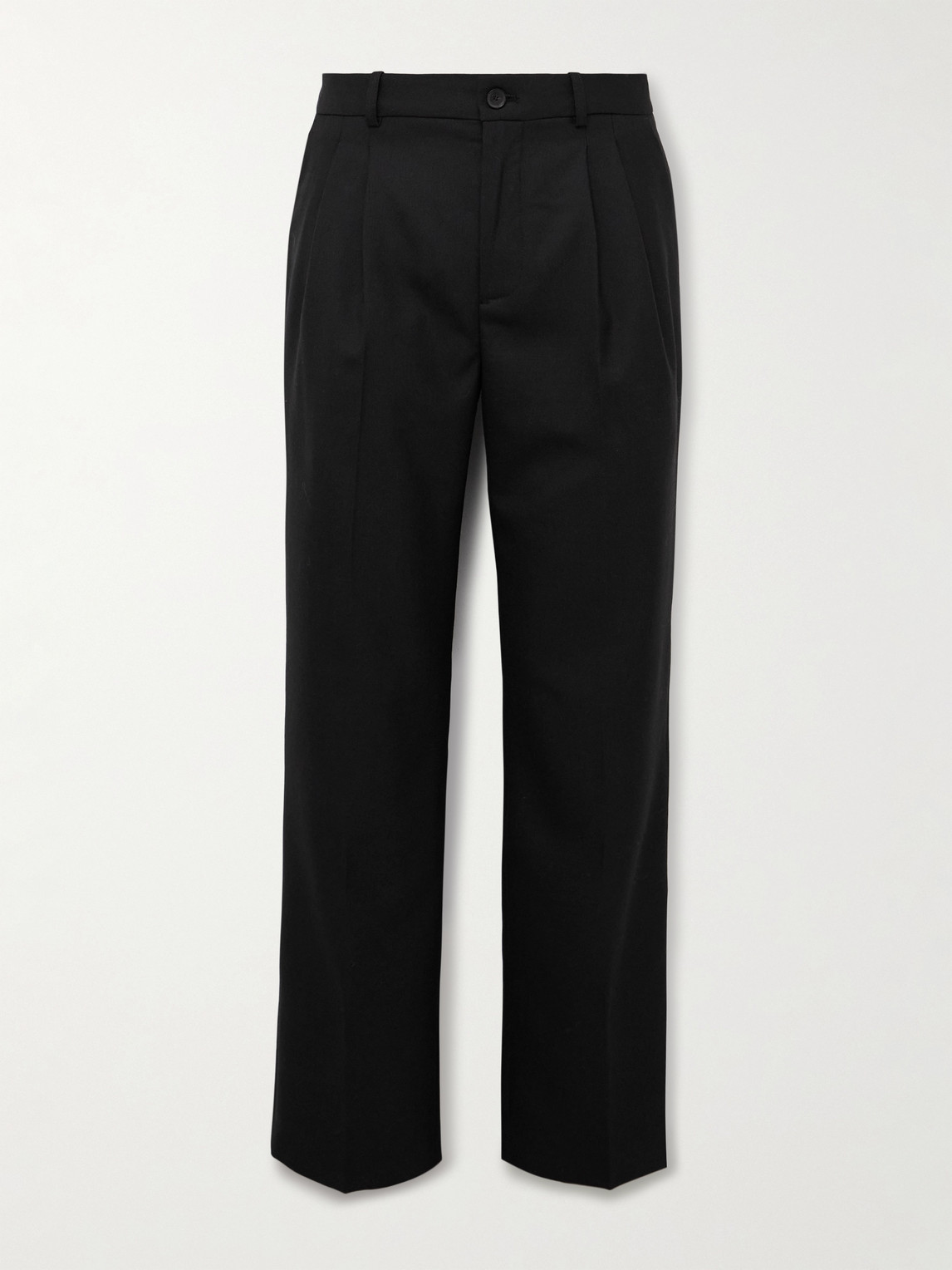 MR P. Edward Straight-Leg Pleated Woven Trousers - Men