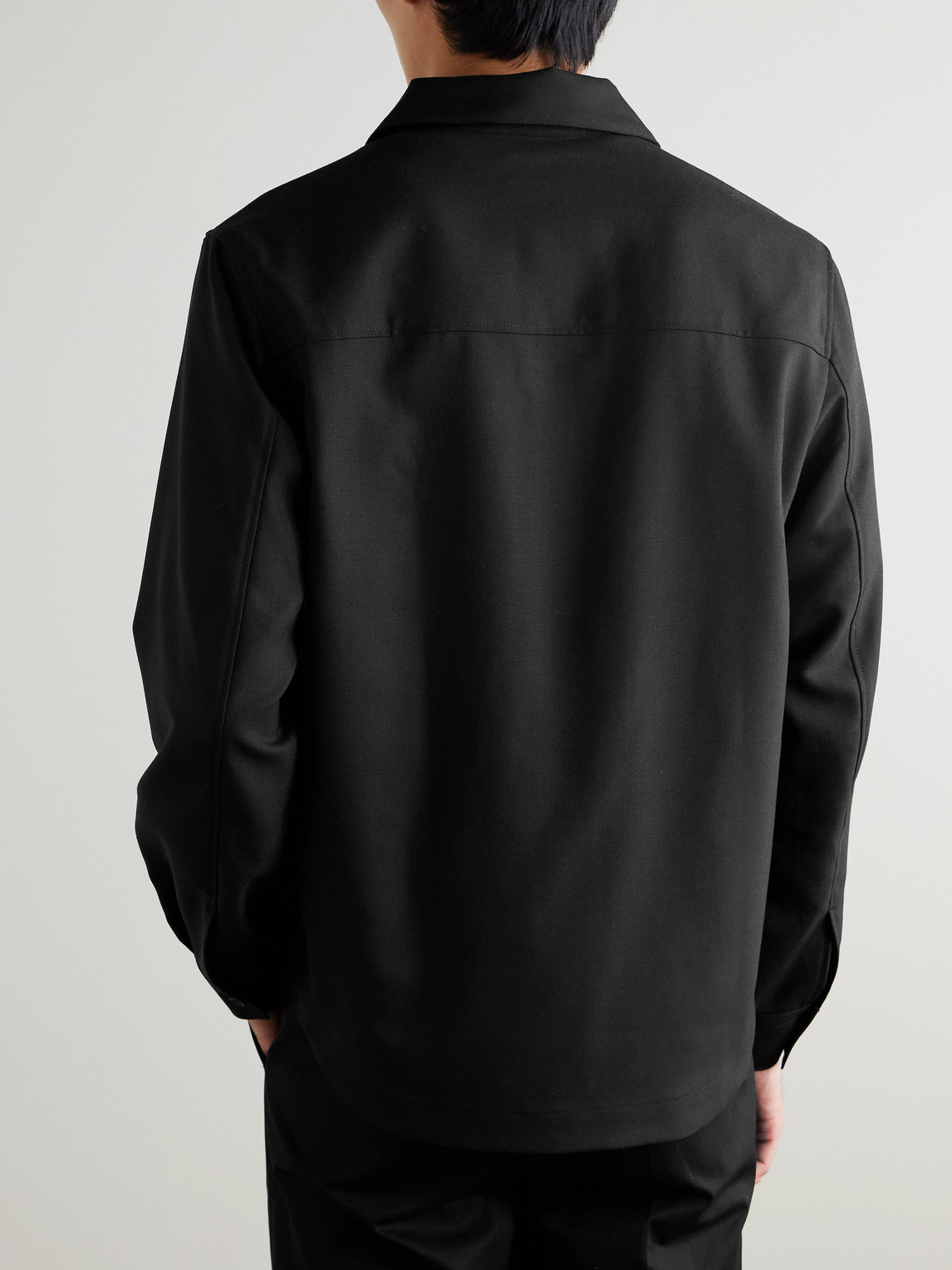  Mr P. - Woven Overshirt - Men - Black - Xs 