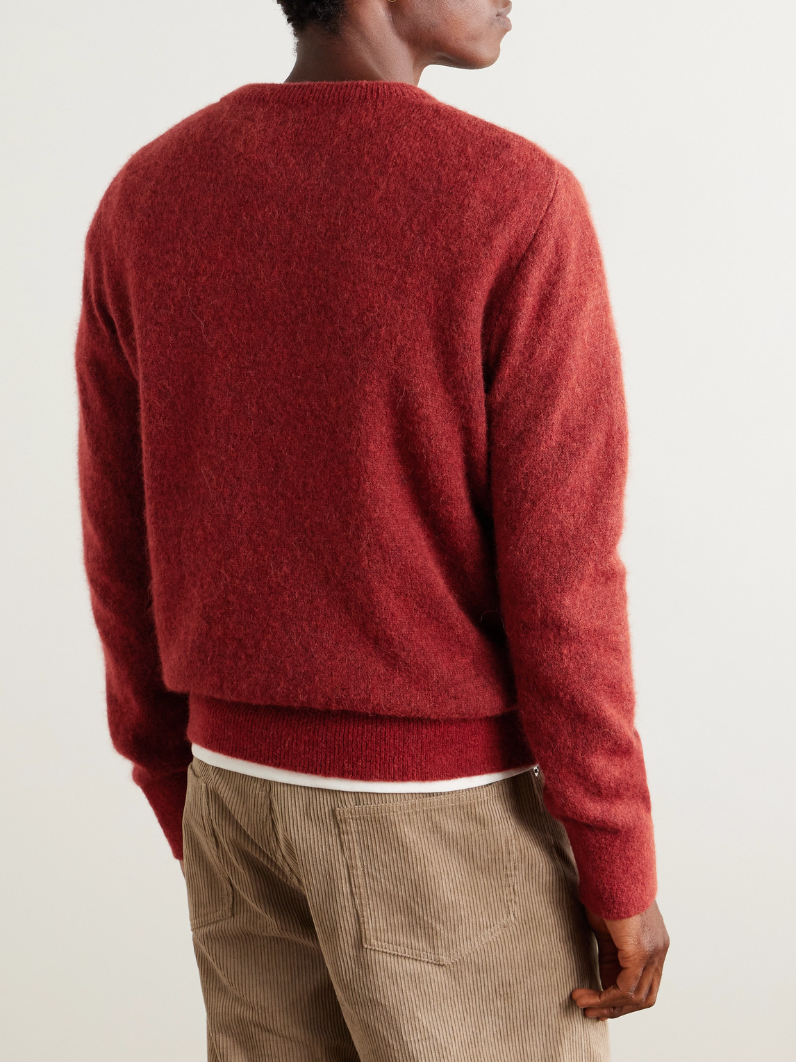 Oliver Spencer Blenheim Knitted Sweater In Metallic