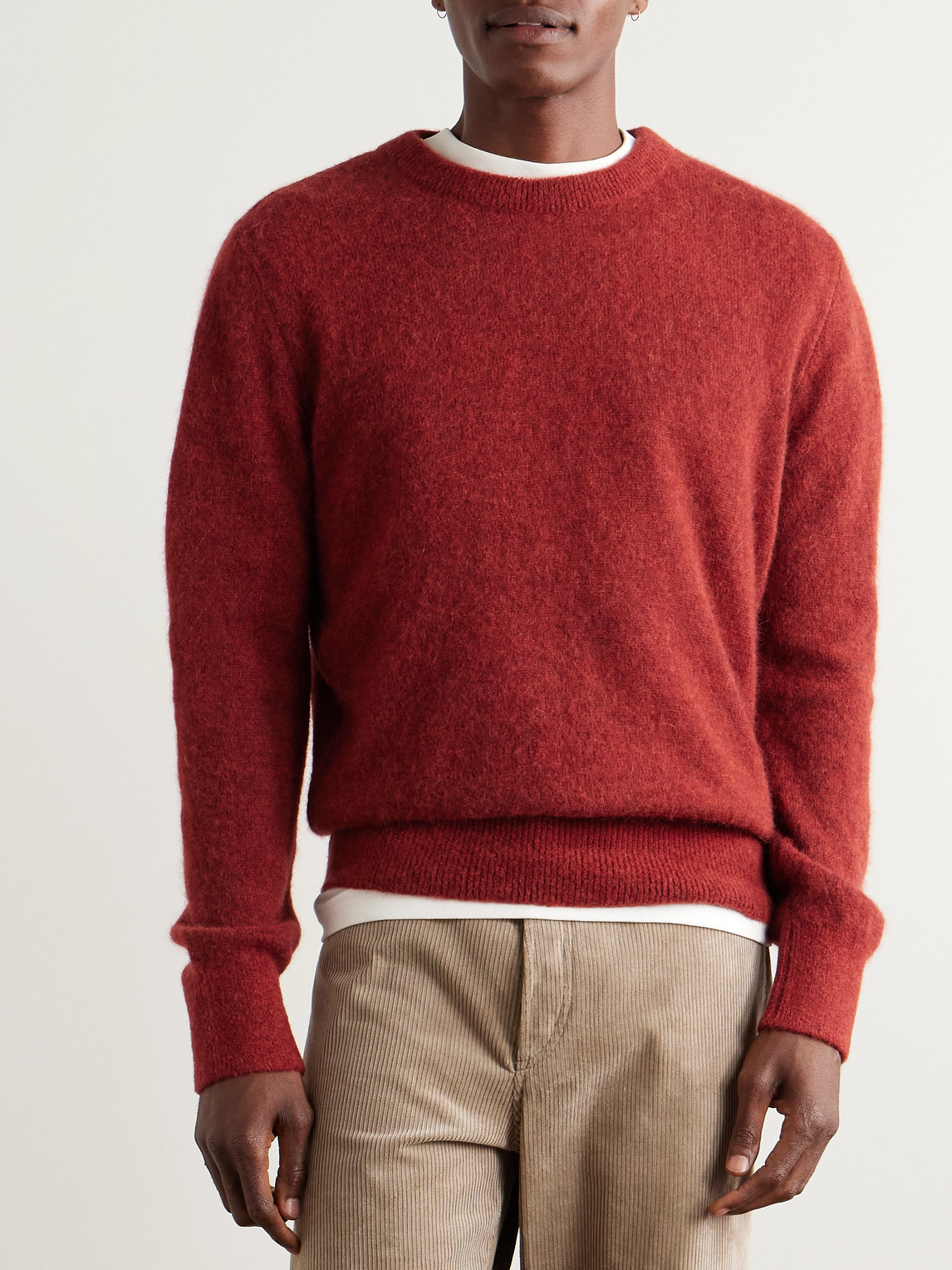 Oliver Spencer Blenheim Knitted Sweater In Metallic