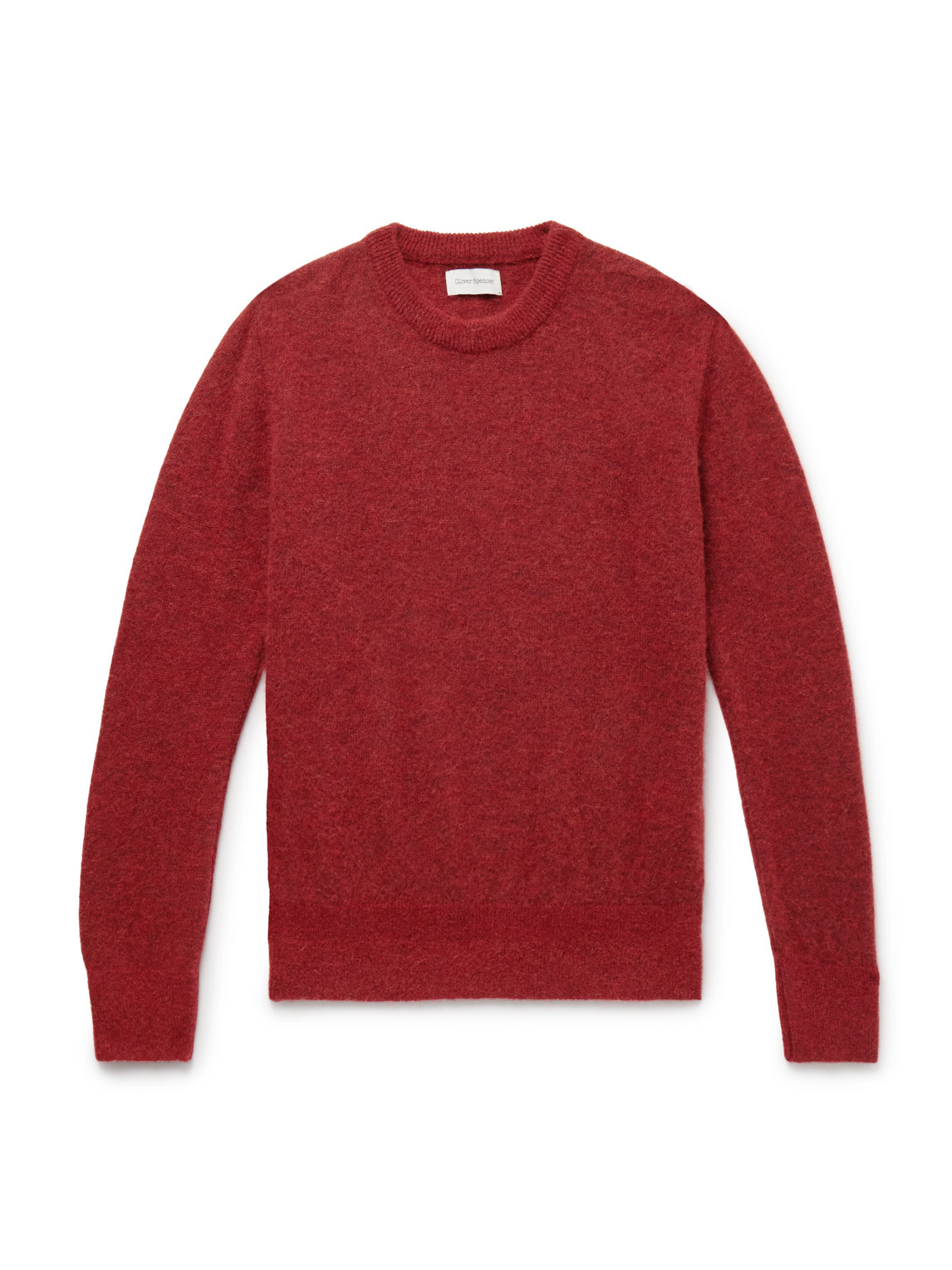 Oliver Spencer Blenheim Knitted Sweater In Metallic