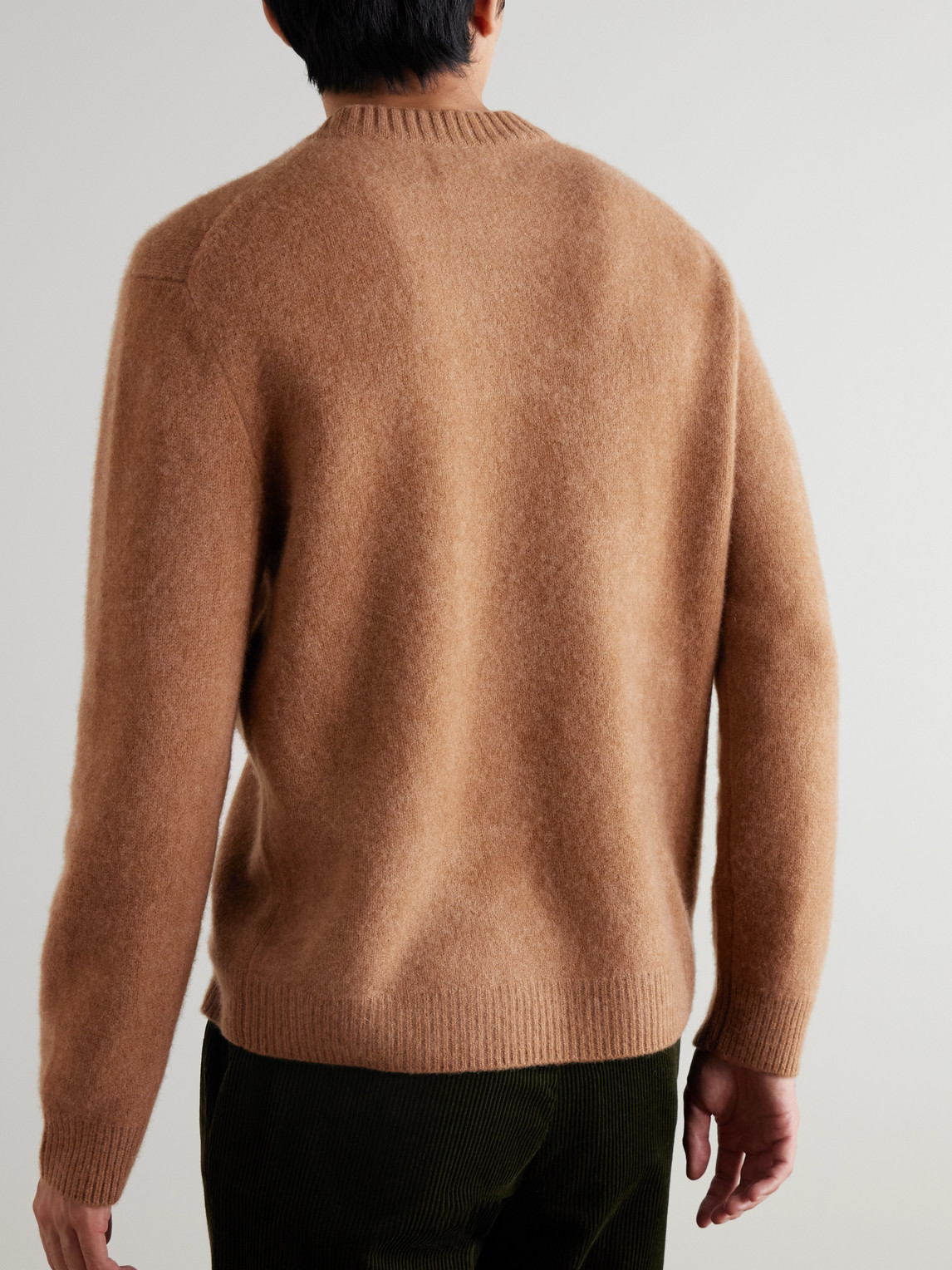  Mr P. - Brushed-cashmere Sweater - Men - Brown - Xs 