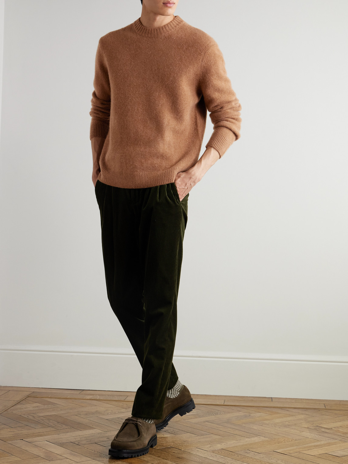 Mr P. - Brushed-Cashmere Sweater