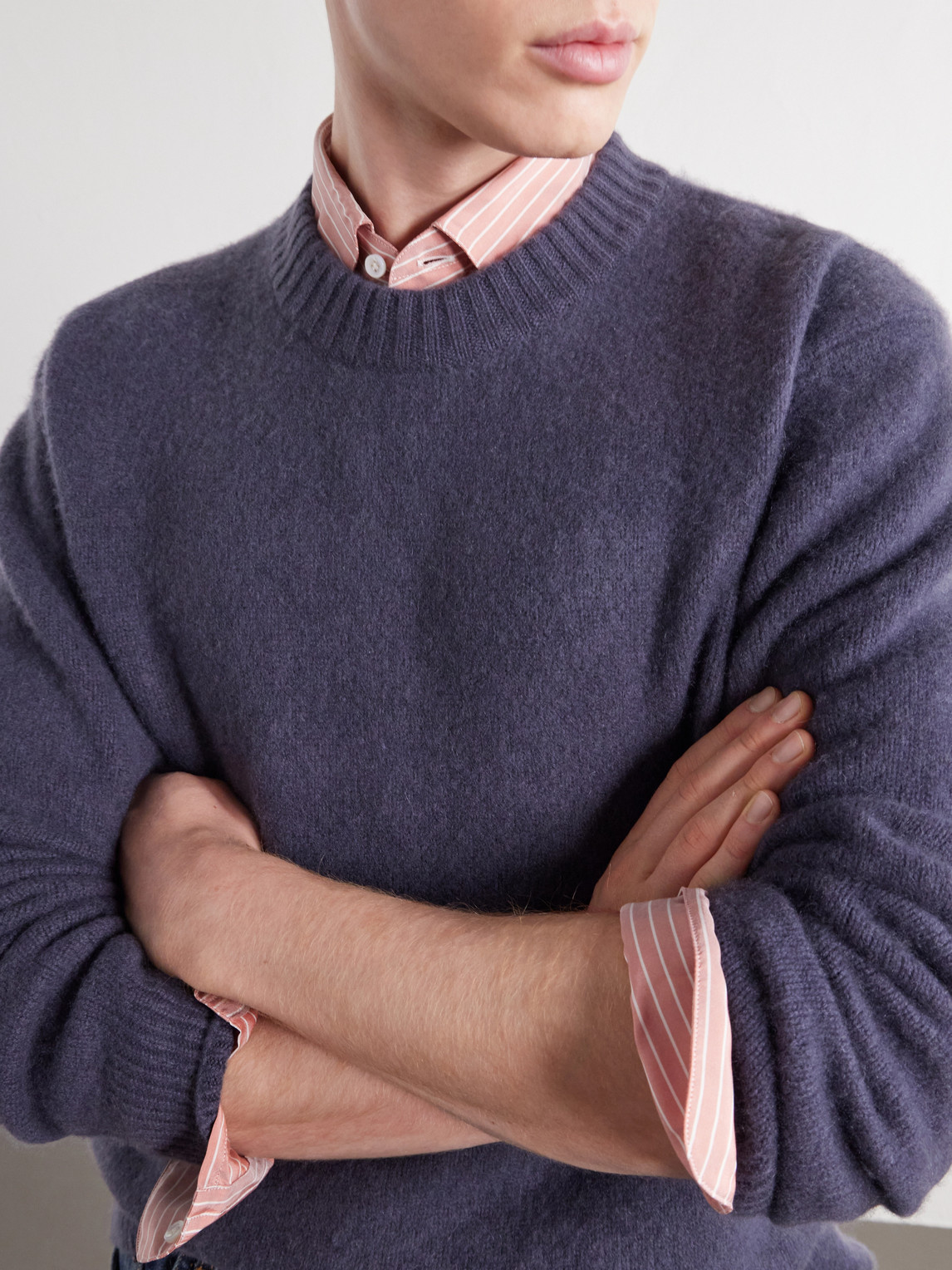 Mr P. - Brushed-Cashmere Sweater