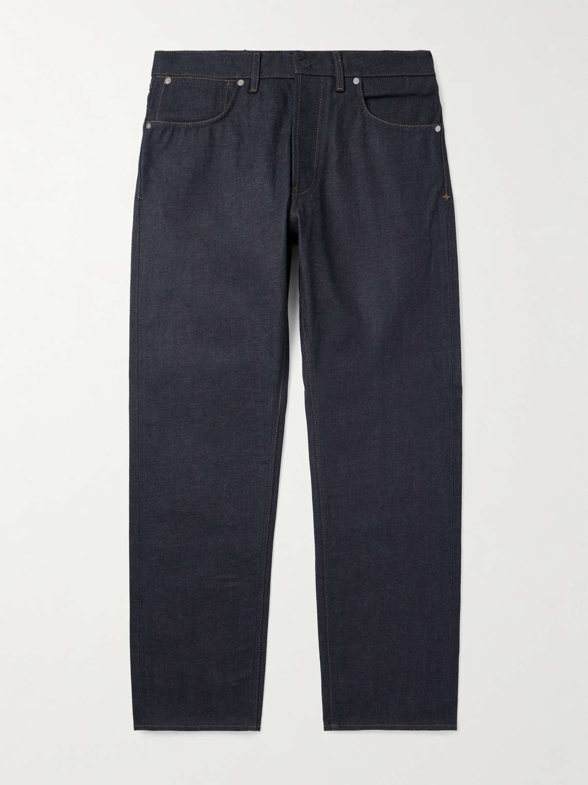 Denim Research Straight-Leg Raw Selvedge Jeans