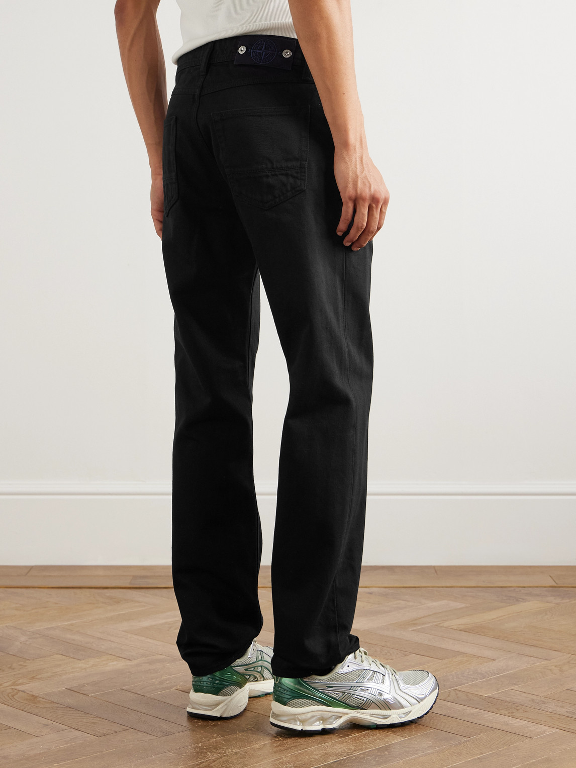 Denim Straight-Leg Jeans