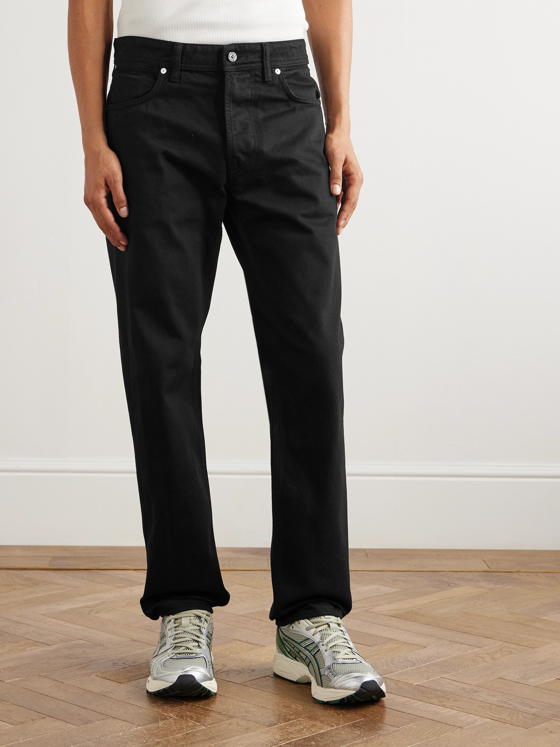 Denim Straight-Leg Jeans