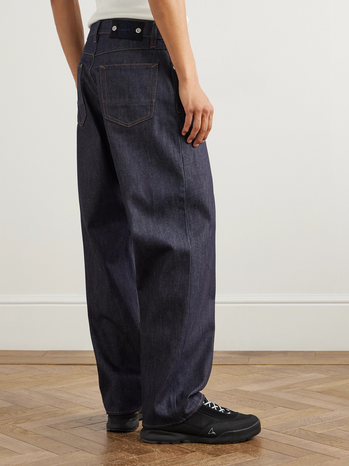 Denim Straight-Leg Organic Jeans