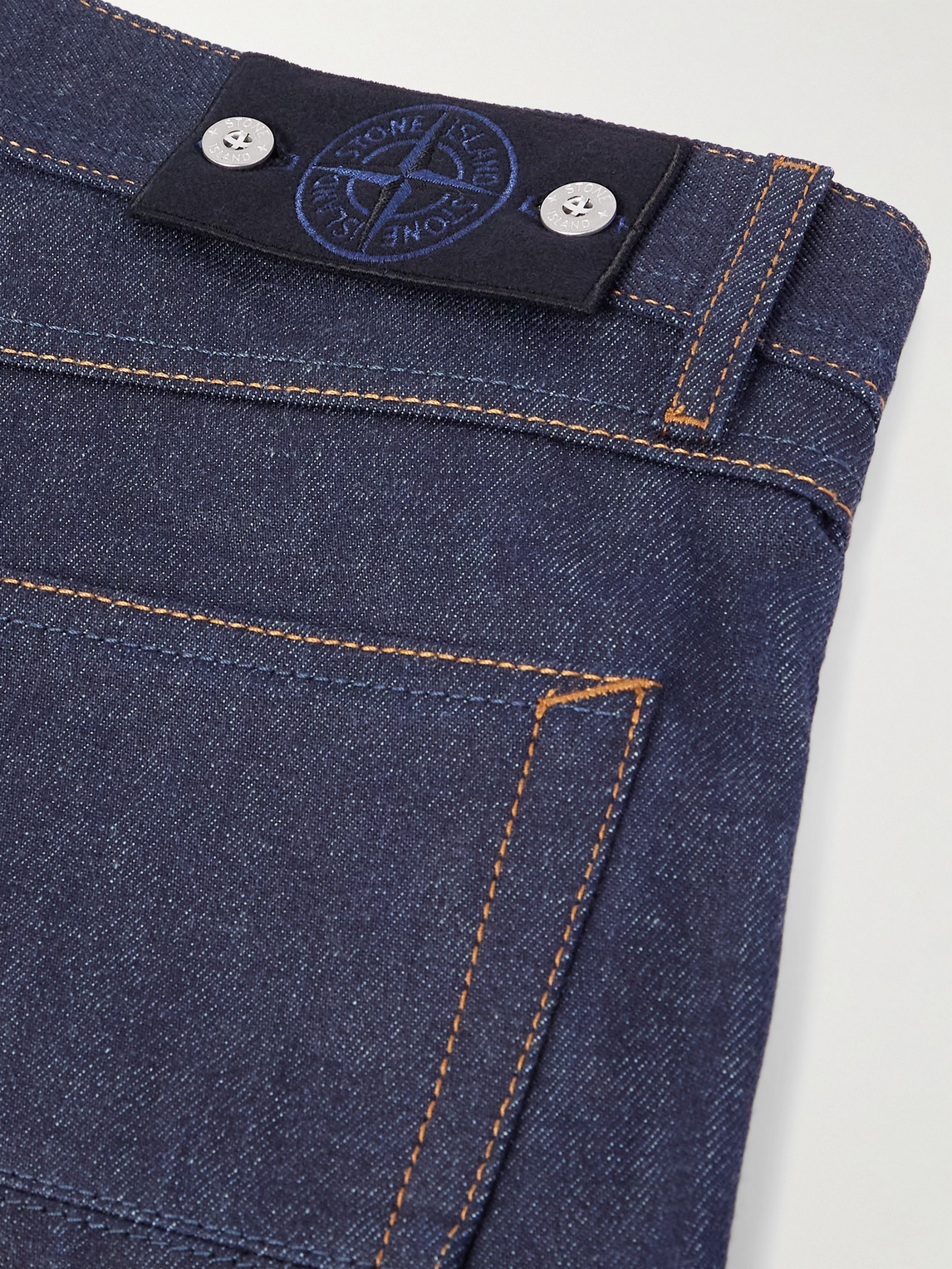 Denim Straight-Leg Organic Jeans