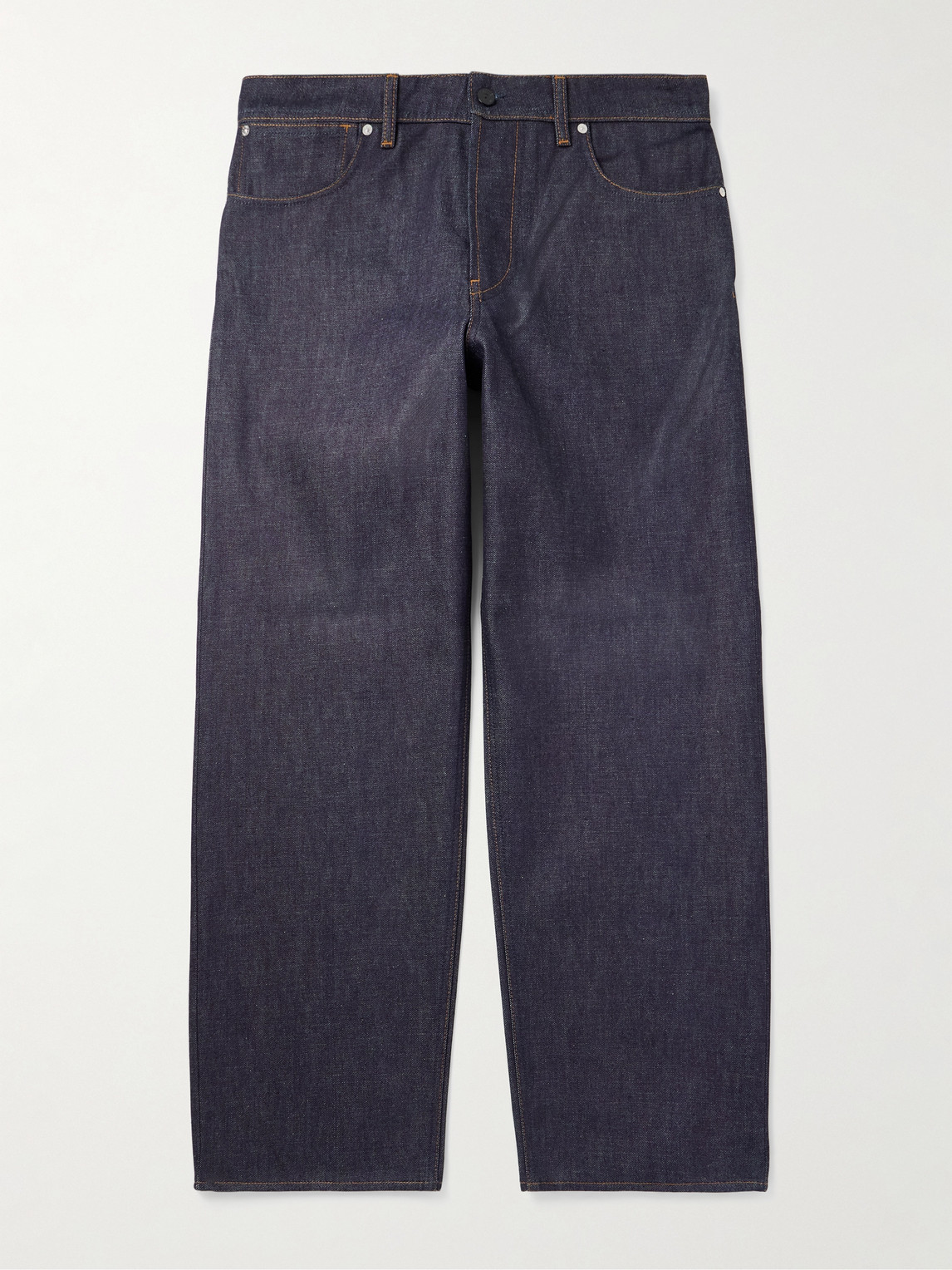 Denim Straight-Leg Organic Jeans