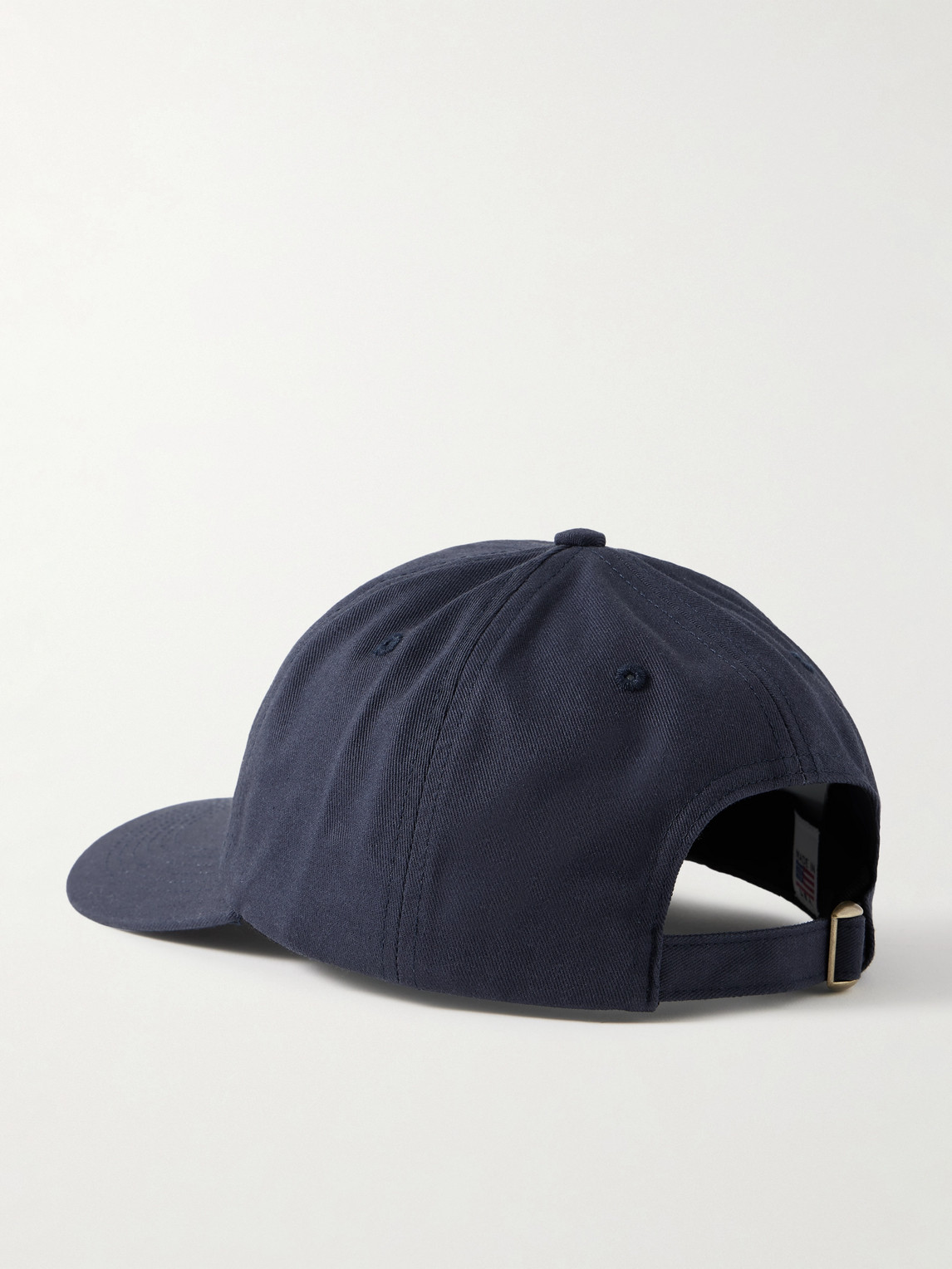 Noah Core Logo-embroidered Cotton-twill Baseball Cap In Blue