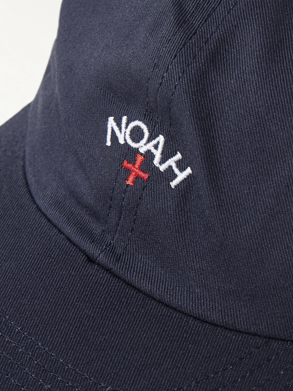 Noah Core Logo-embroidered Cotton-twill Baseball Cap In Blue