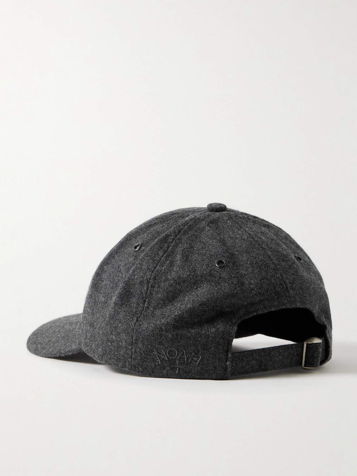 Noah Super 120s Wool-flannel Baseball Cap In Gray