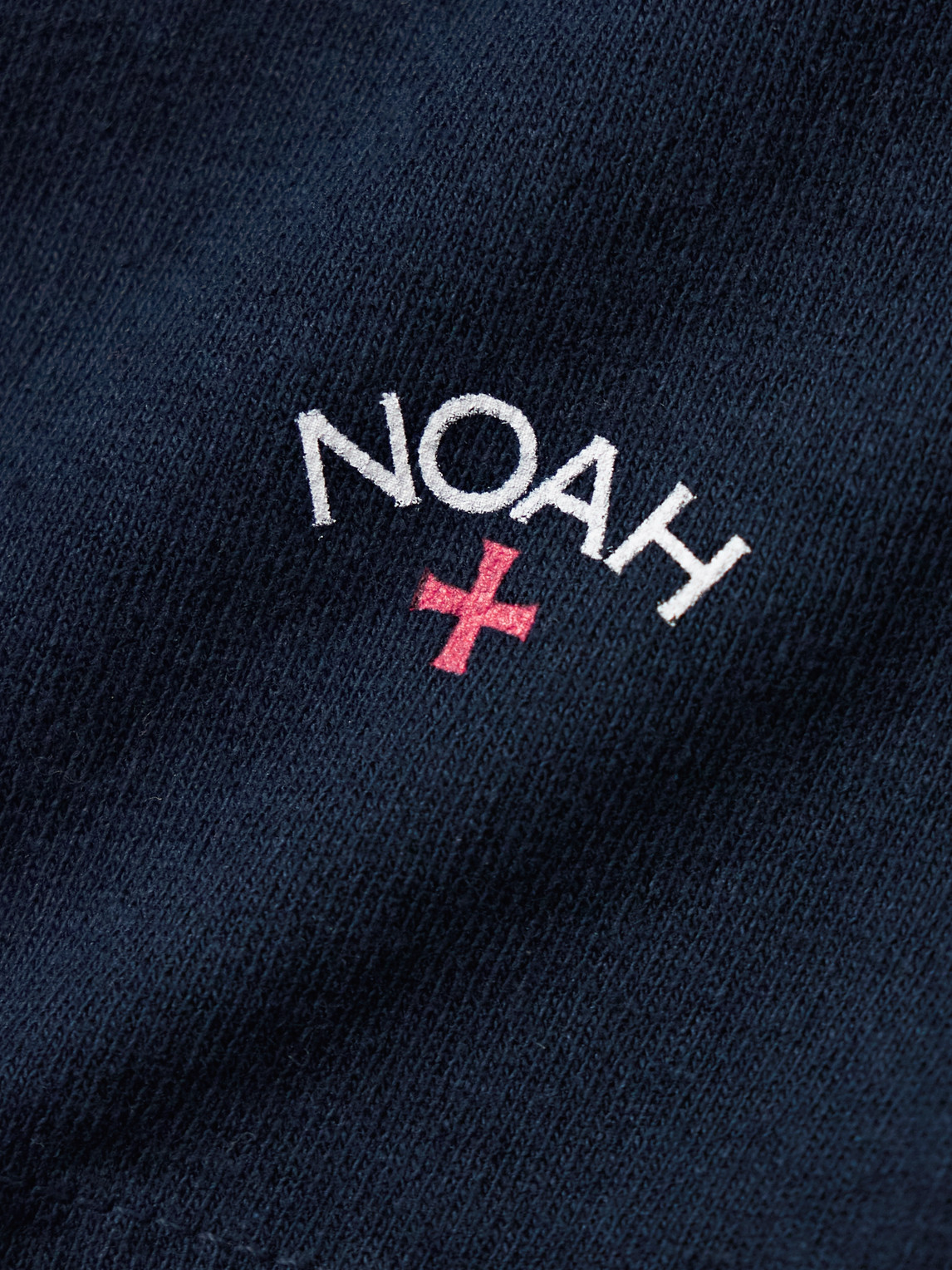 Noah Logo-print Recycled Cotton-jersey T-shirt In Blue