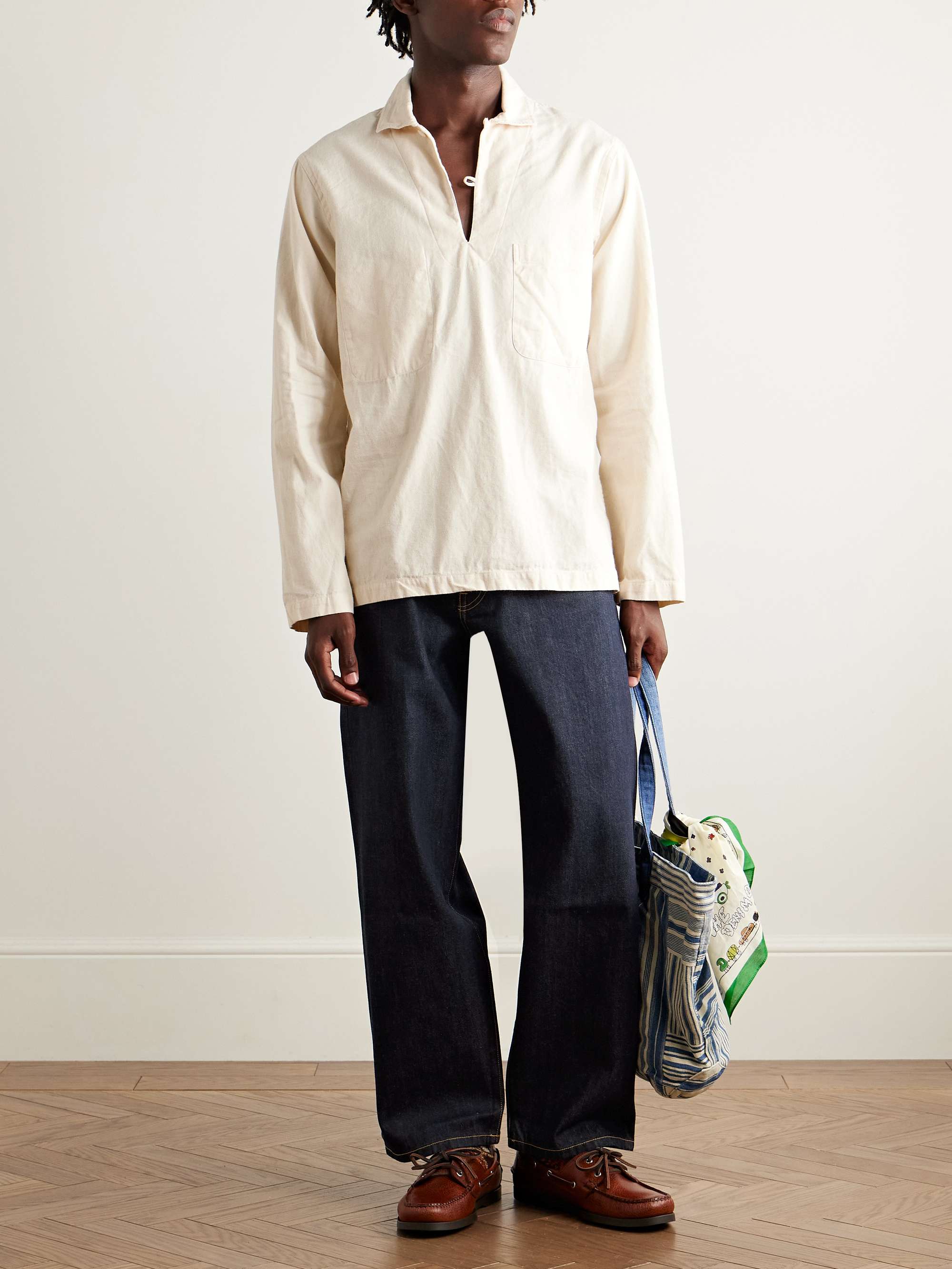 パンツ Noah / Stovepipe Jean Indigo 30 Stovepipe Jean - Noah