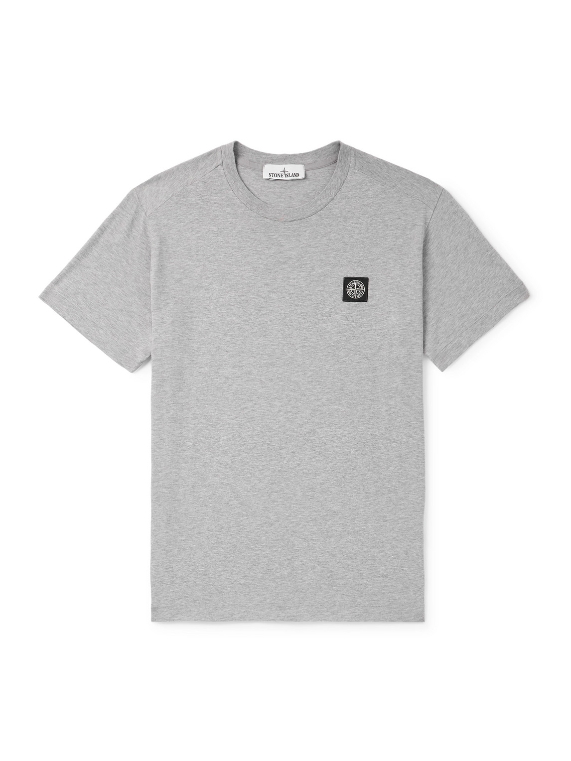Logo-Appliquéd Garment-Dyed Cotton-Jersey T-Shirt