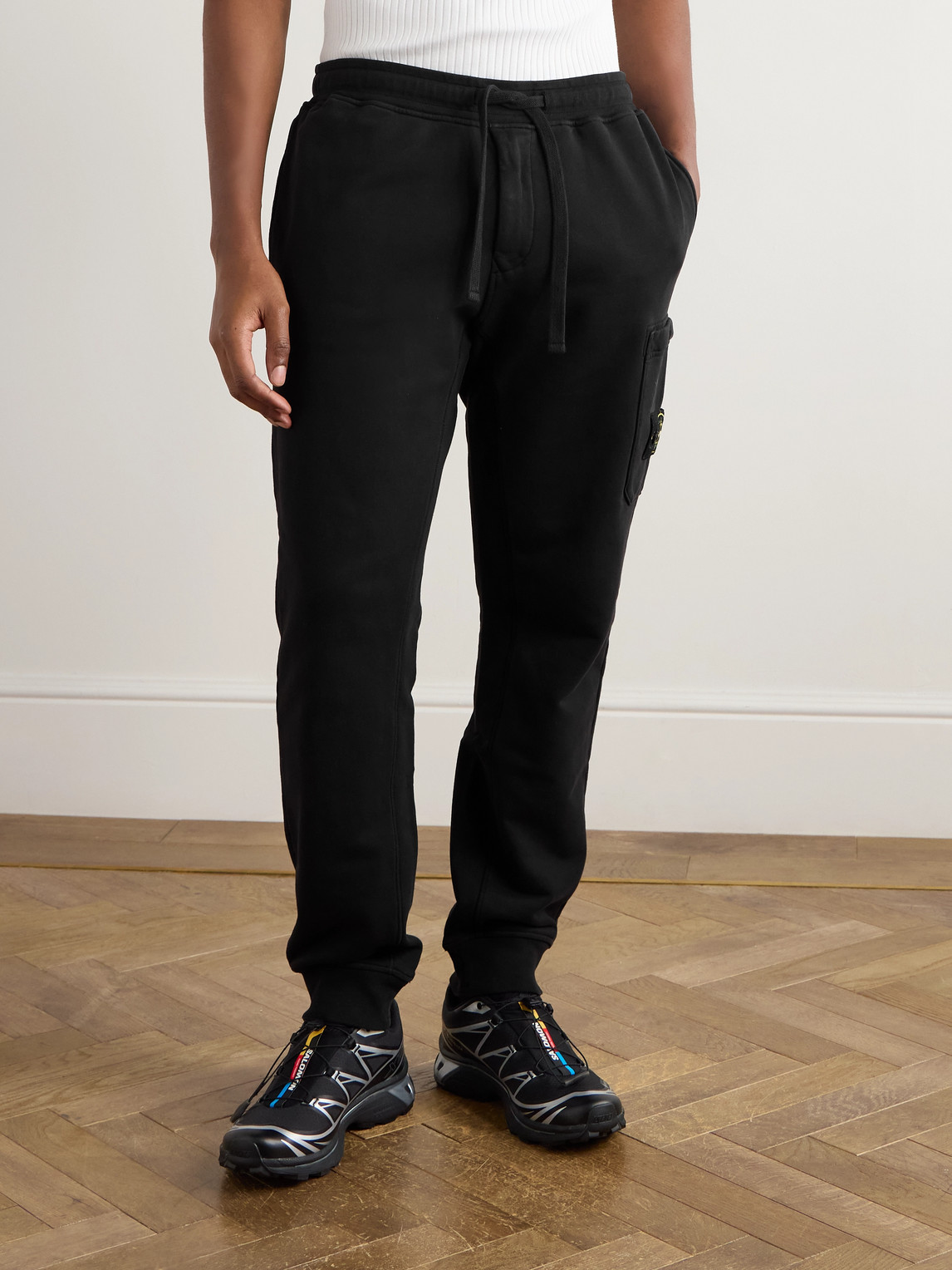 Tapered Organic Cotton-Jersey Sweatpants