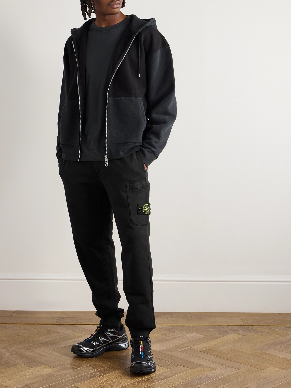 Tapered Organic Cotton-Jersey Sweatpants