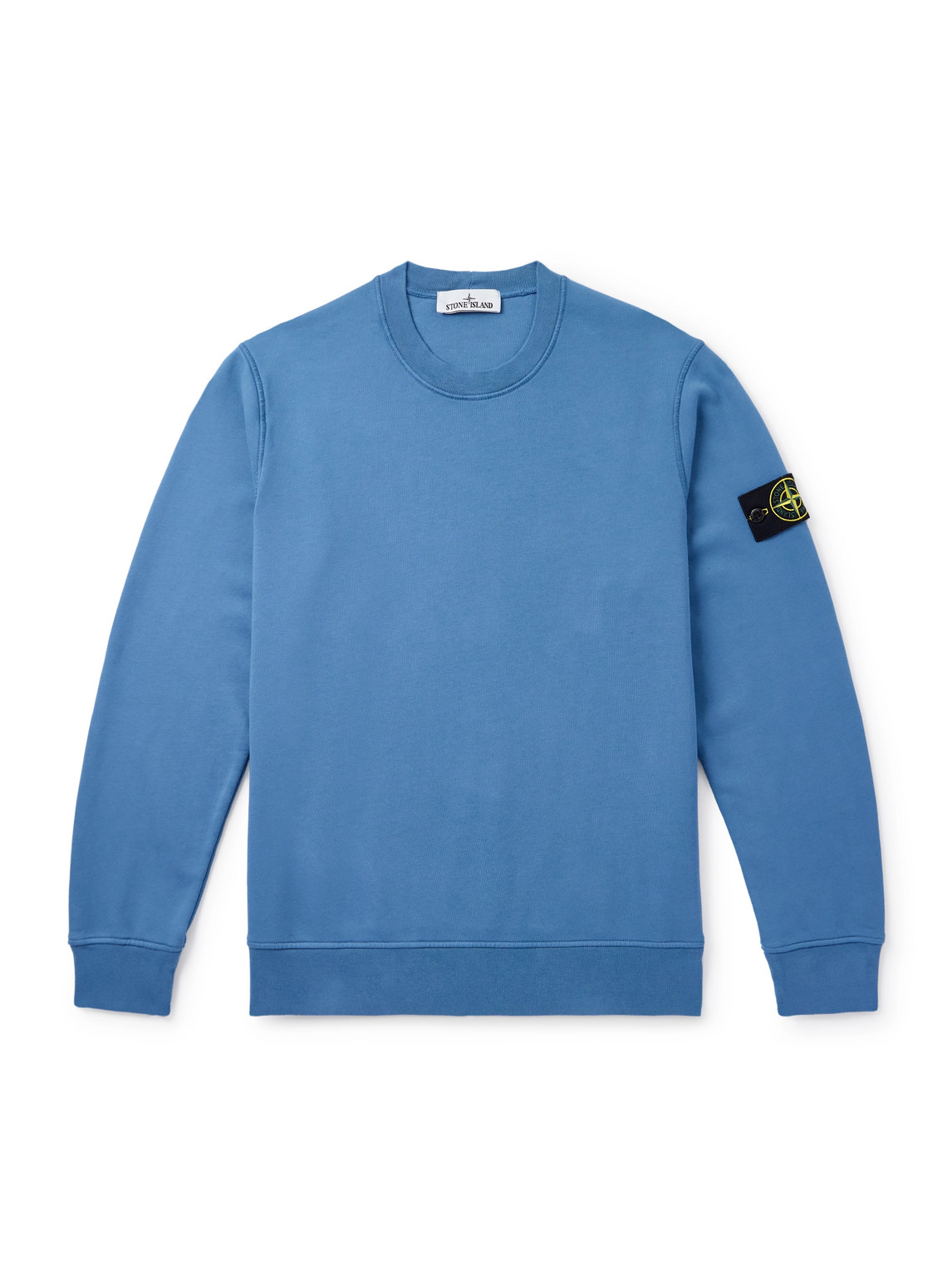 Logo-Appliquèd Garment-Dyed Organic Cotton-Jersey Sweatshirt