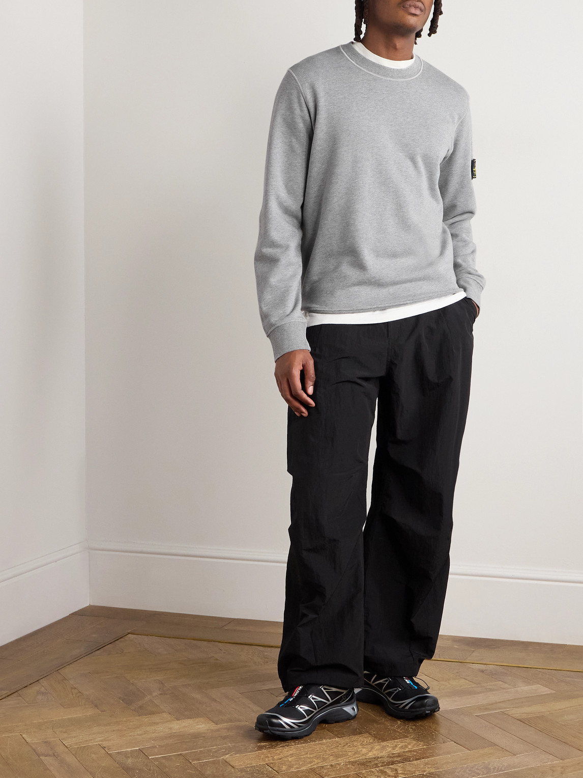Garment-Dyed Organic Cotton-Jersey Sweatshirt