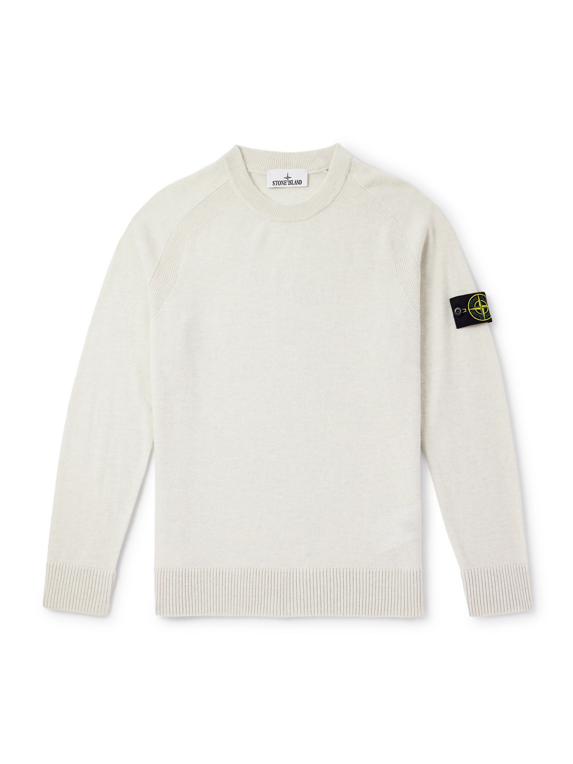 Logo-Appliquéd Virgin Wool Sweater