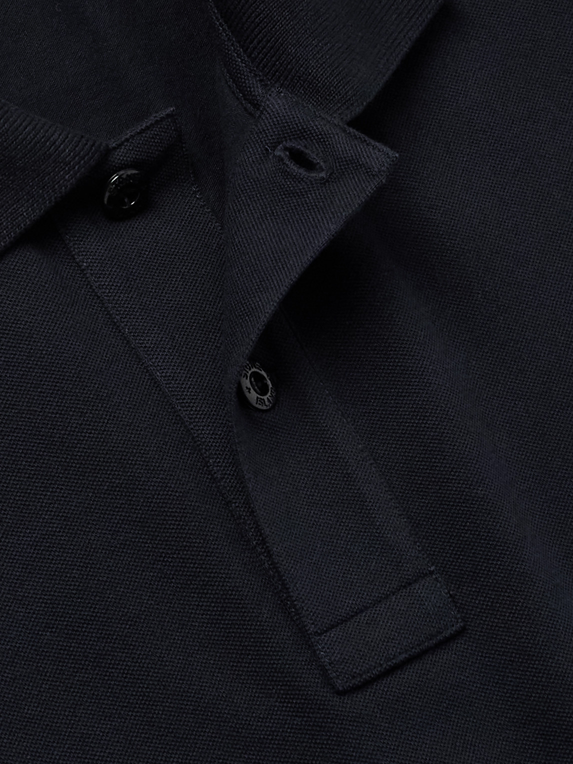 Stone Island Slim-fit Short-sleeve Polo Shirt With Compass Patch In Blue