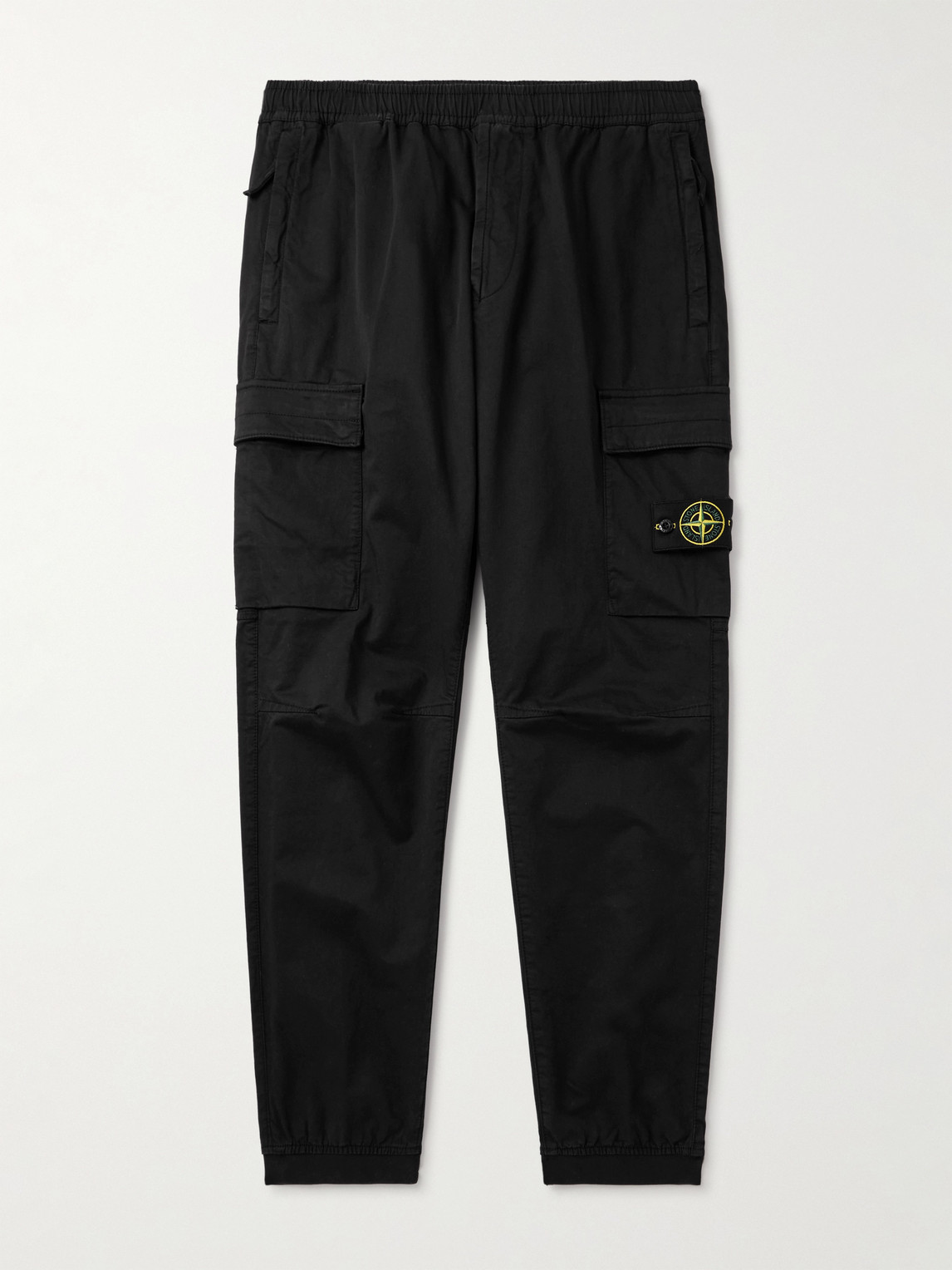 Tapered Organic Cotton-Blend Cargo Trousers