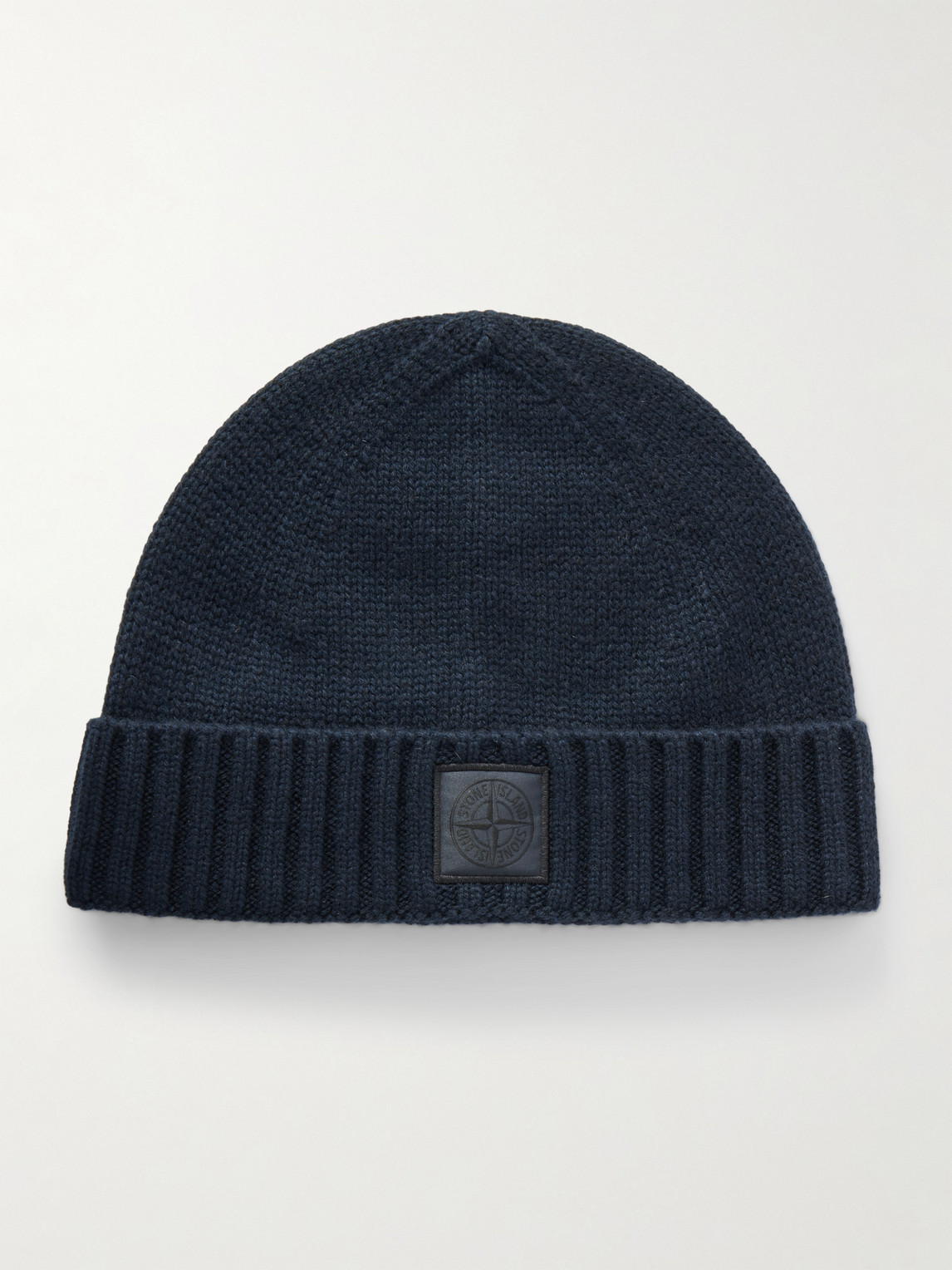 STONE ISLAND GHOST Logo-Appliquéd Cashmere Beanie